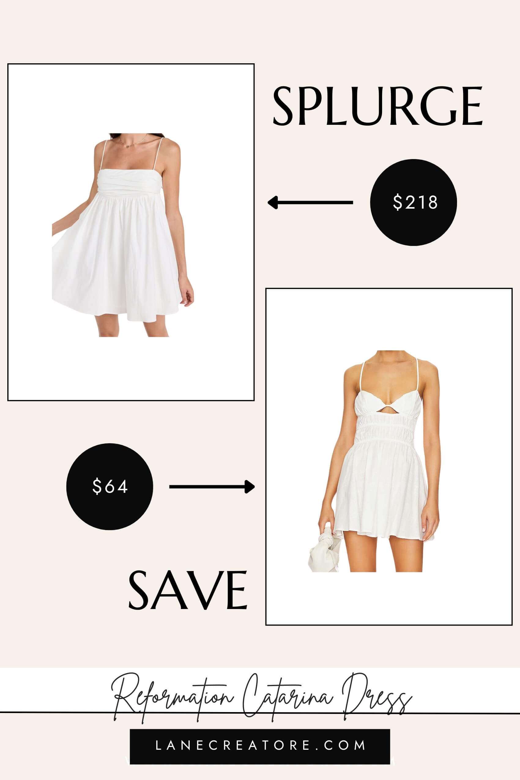 reformation catarina dress dupe