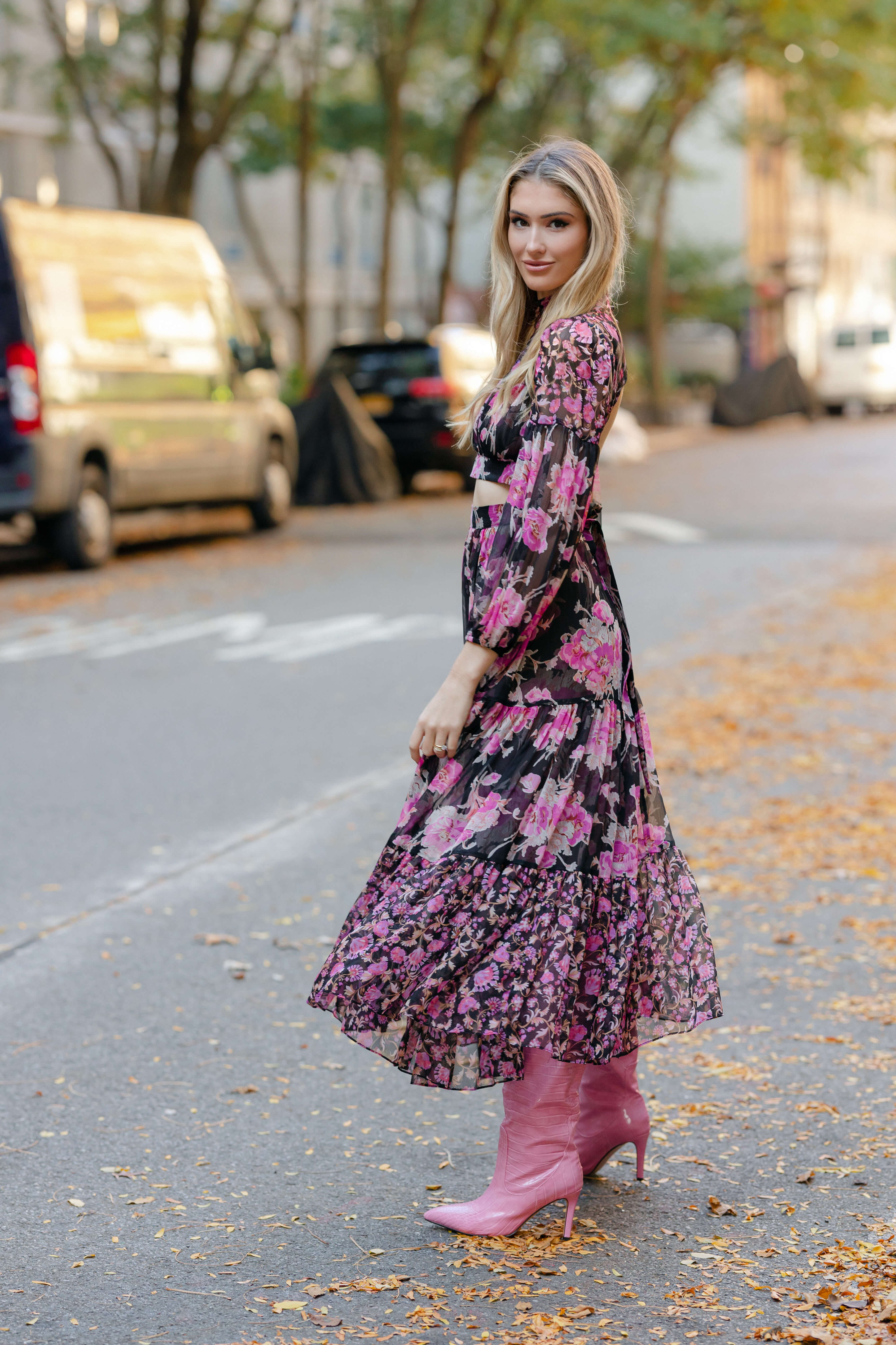 Pink Croc Boots