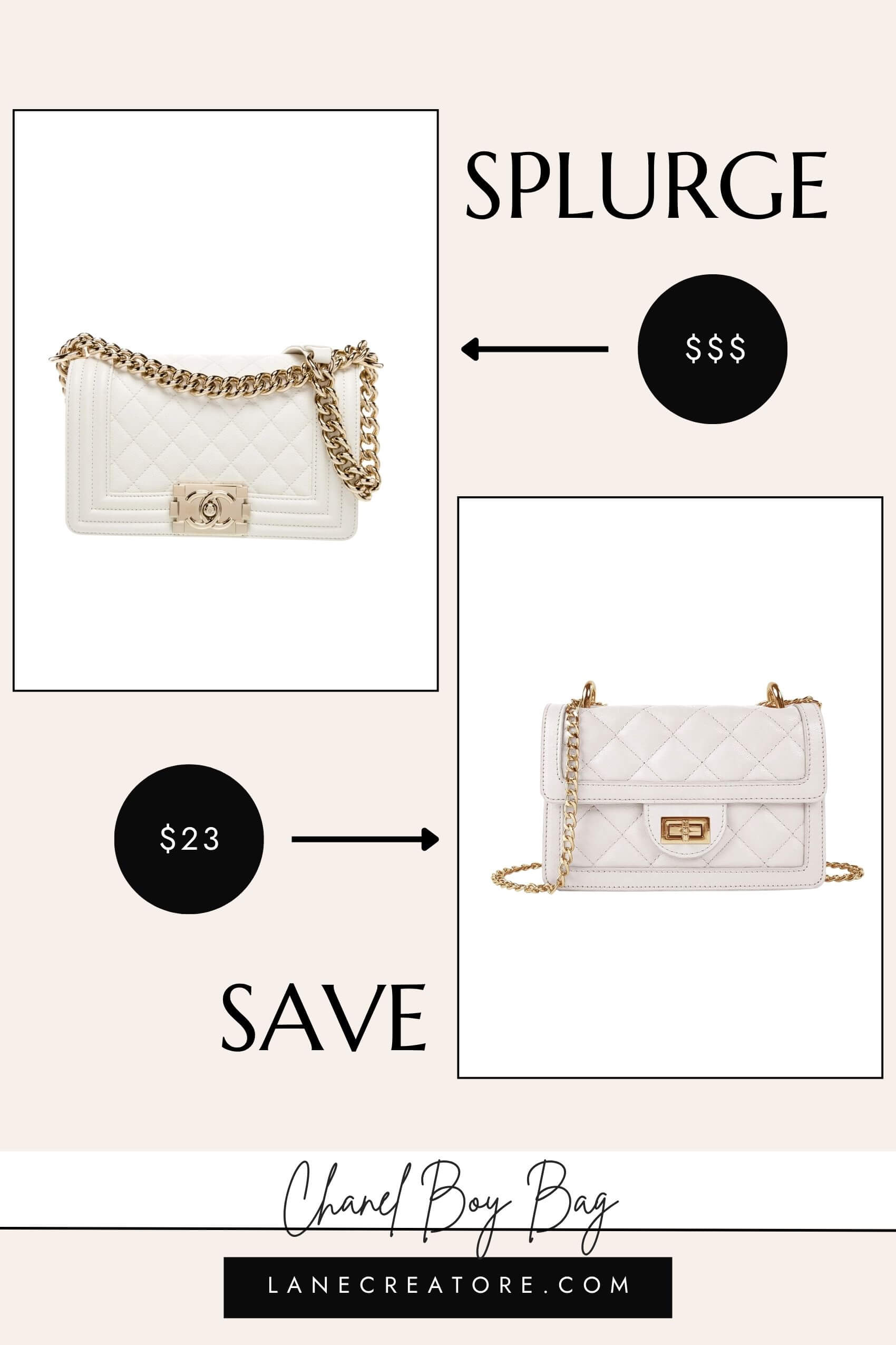 chanel boy bag dupe