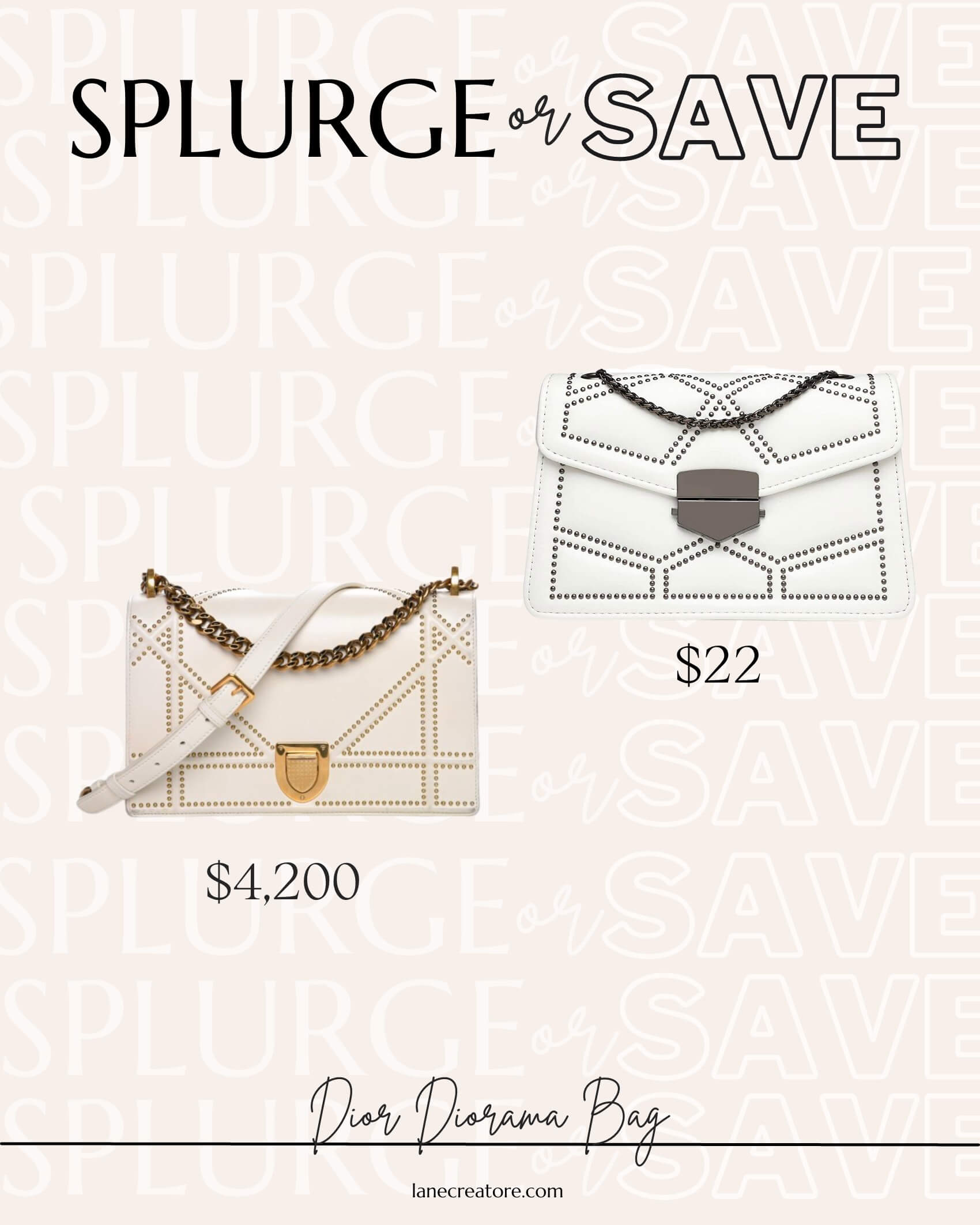 diorama bag dupe