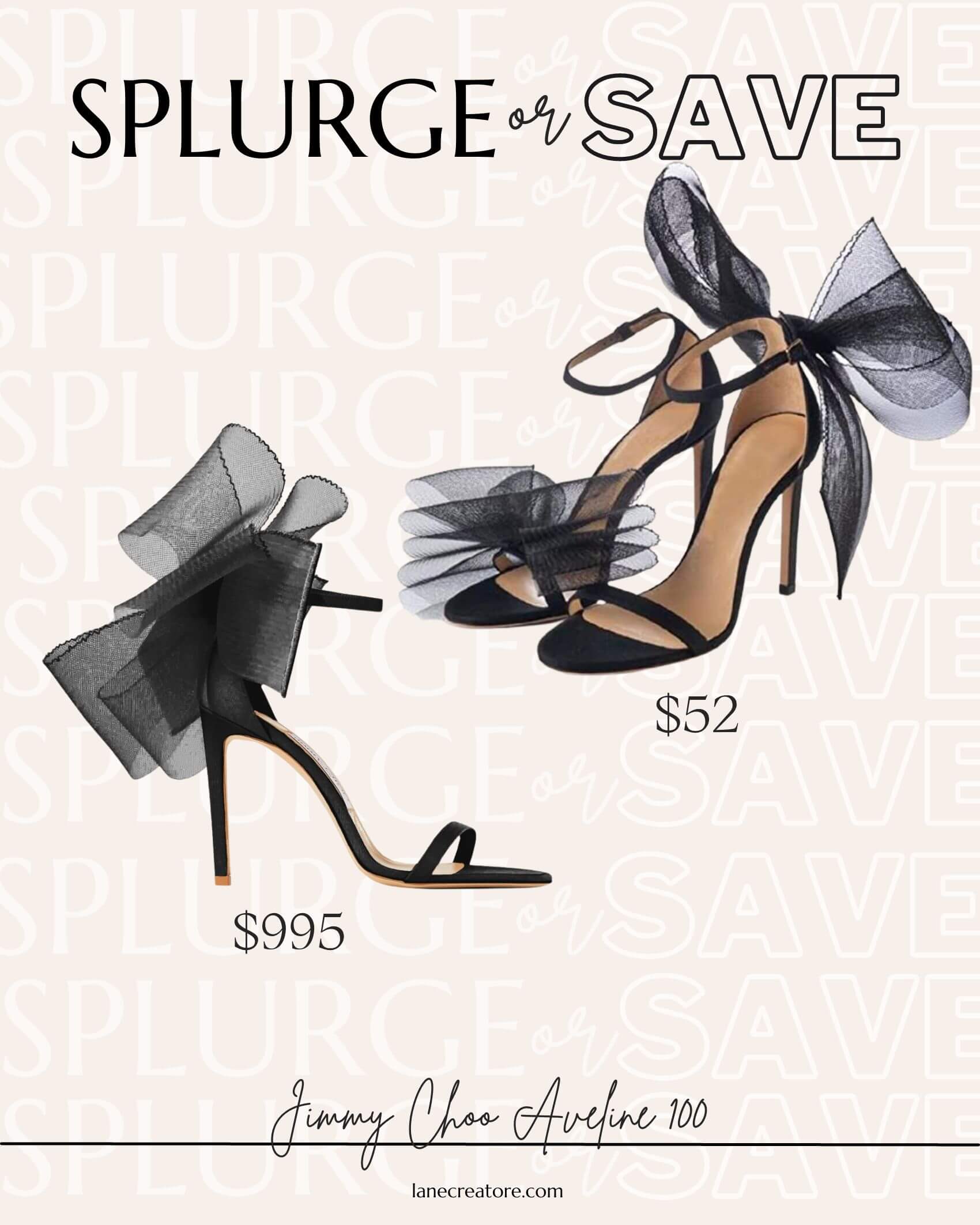 jimmy choo bow heels dupe