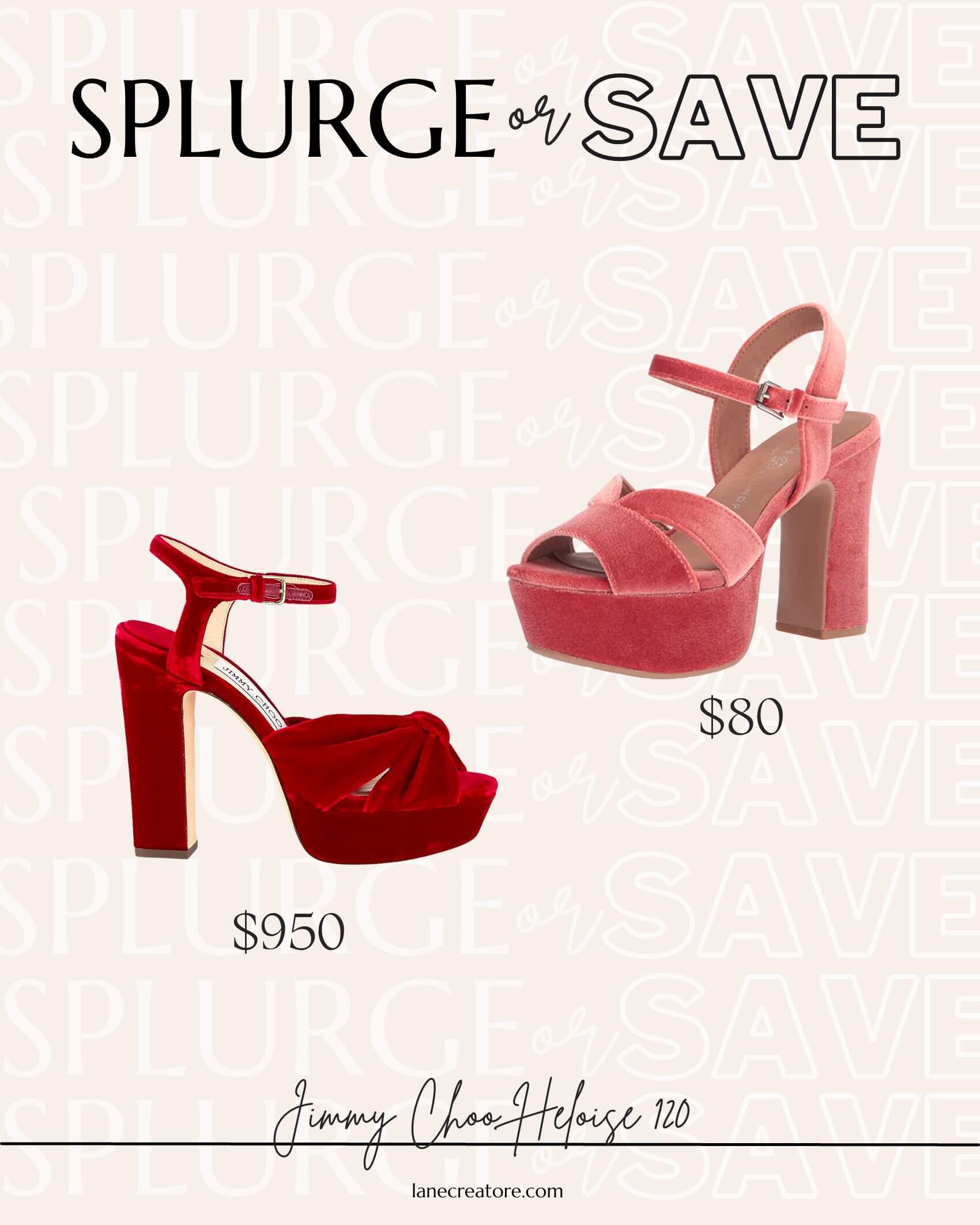 jimmy choo bow heels dupe