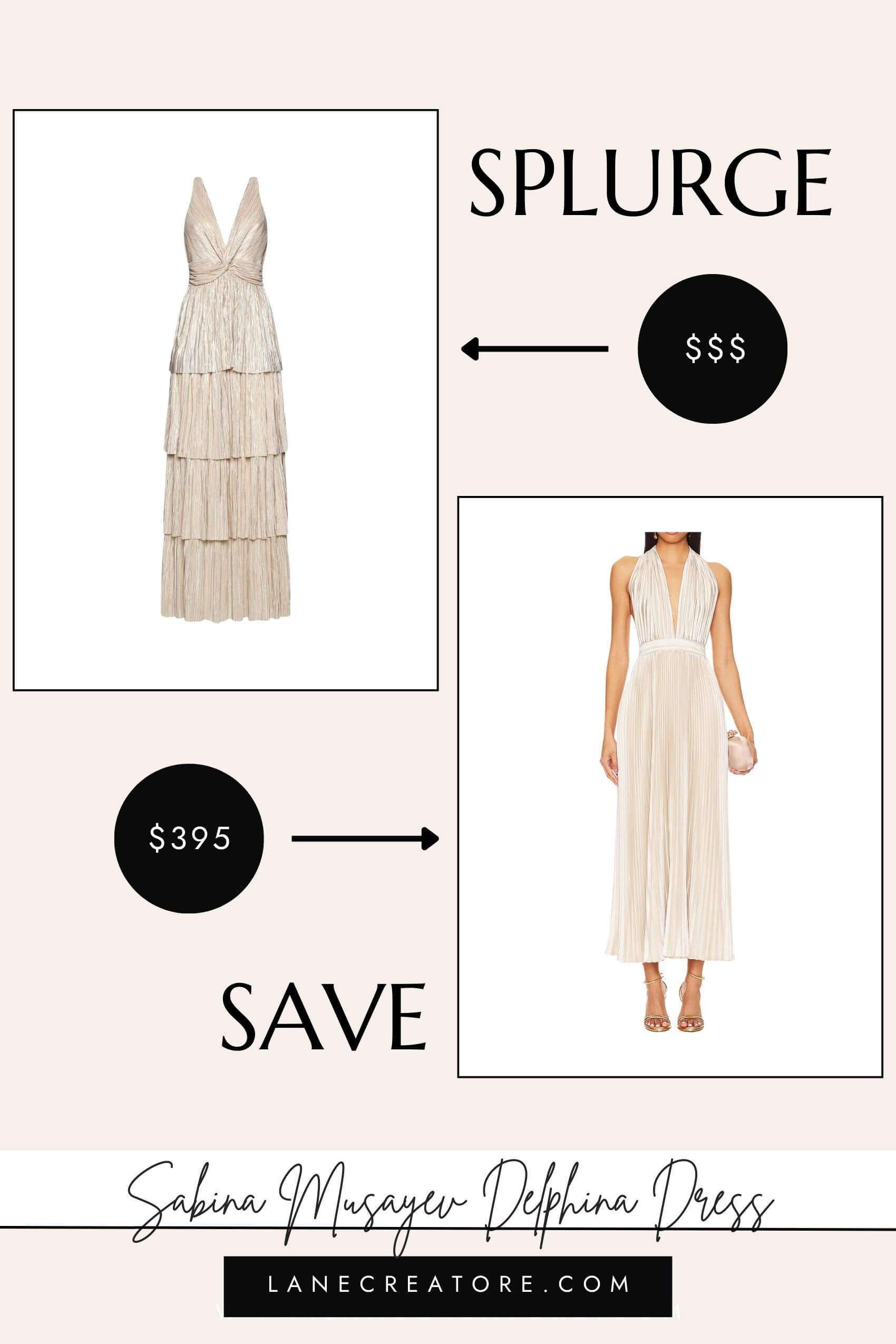 sabina musayev delphina dress dupe