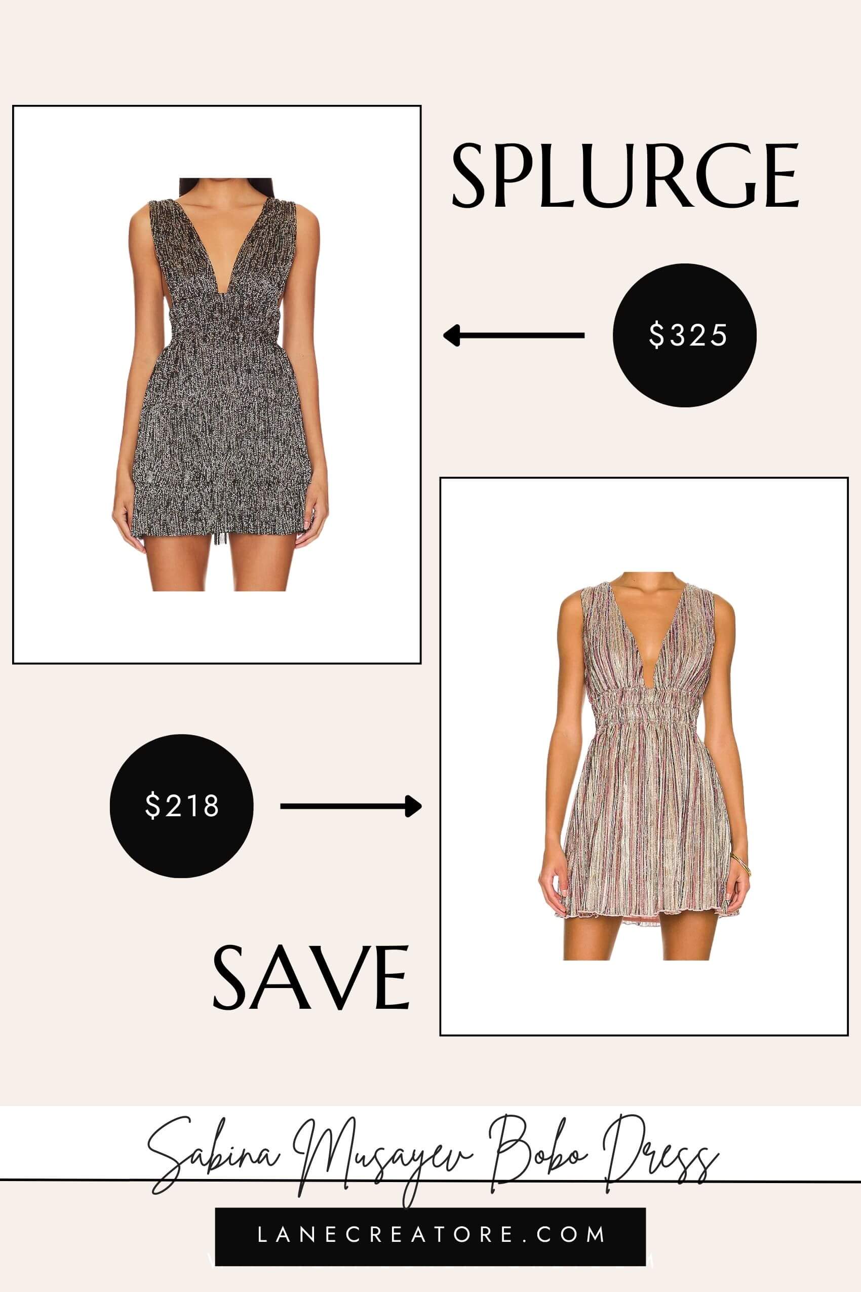 sabina musayev mini dress dupe