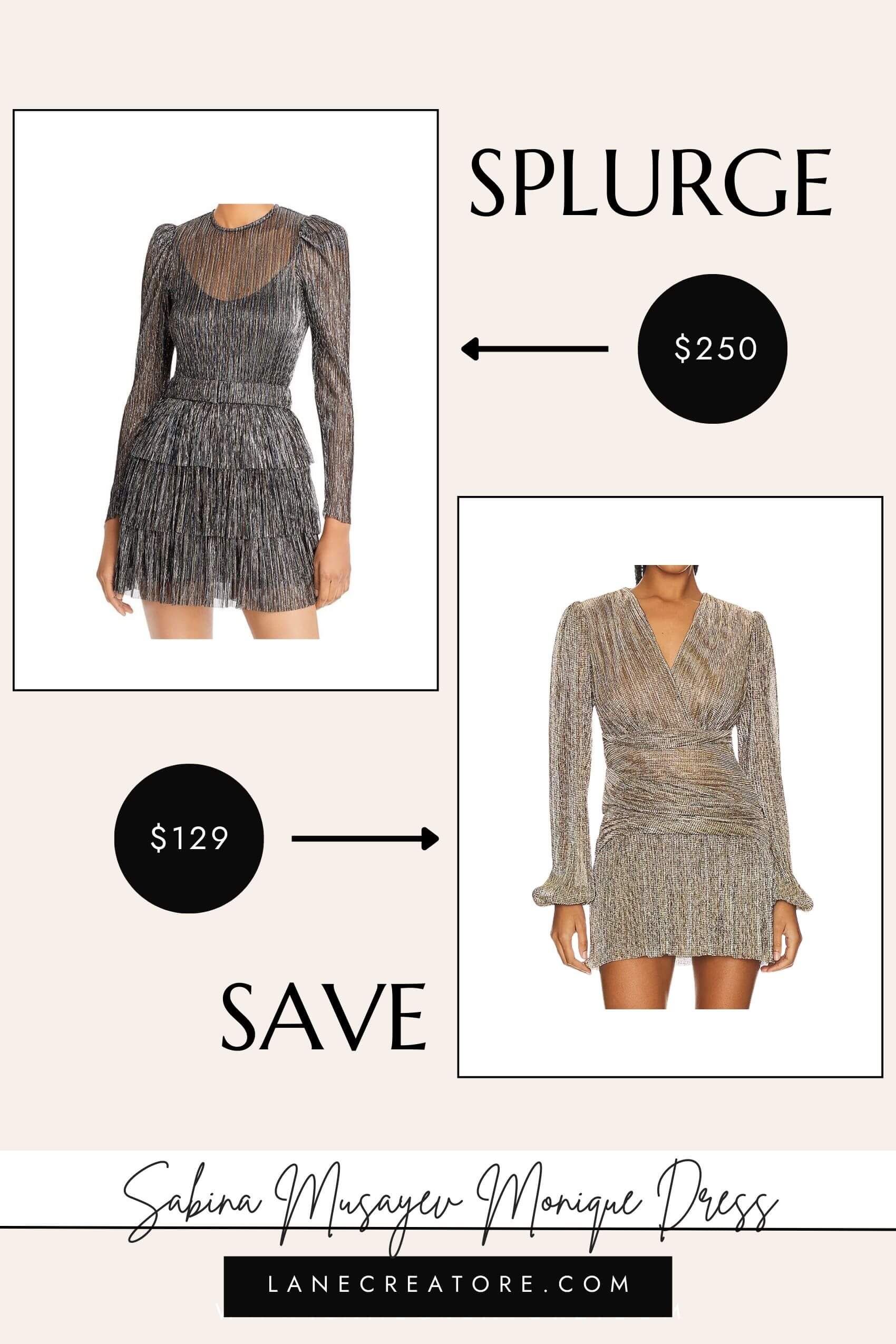 sabina musayev monique dress dupe