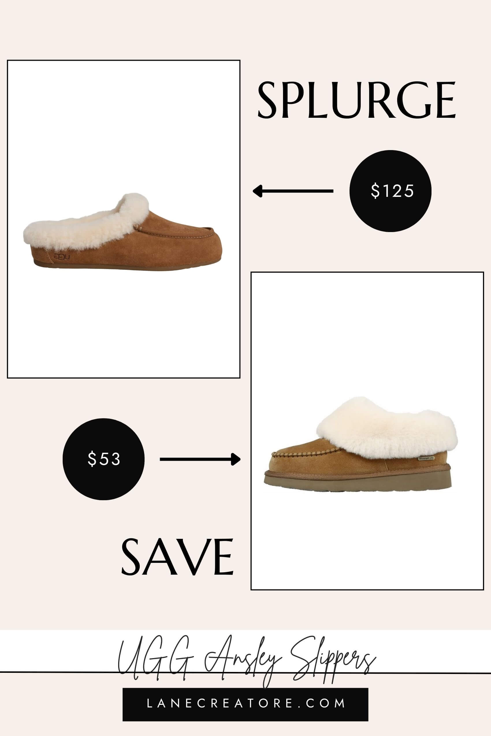 ugg ansley slippers dupe