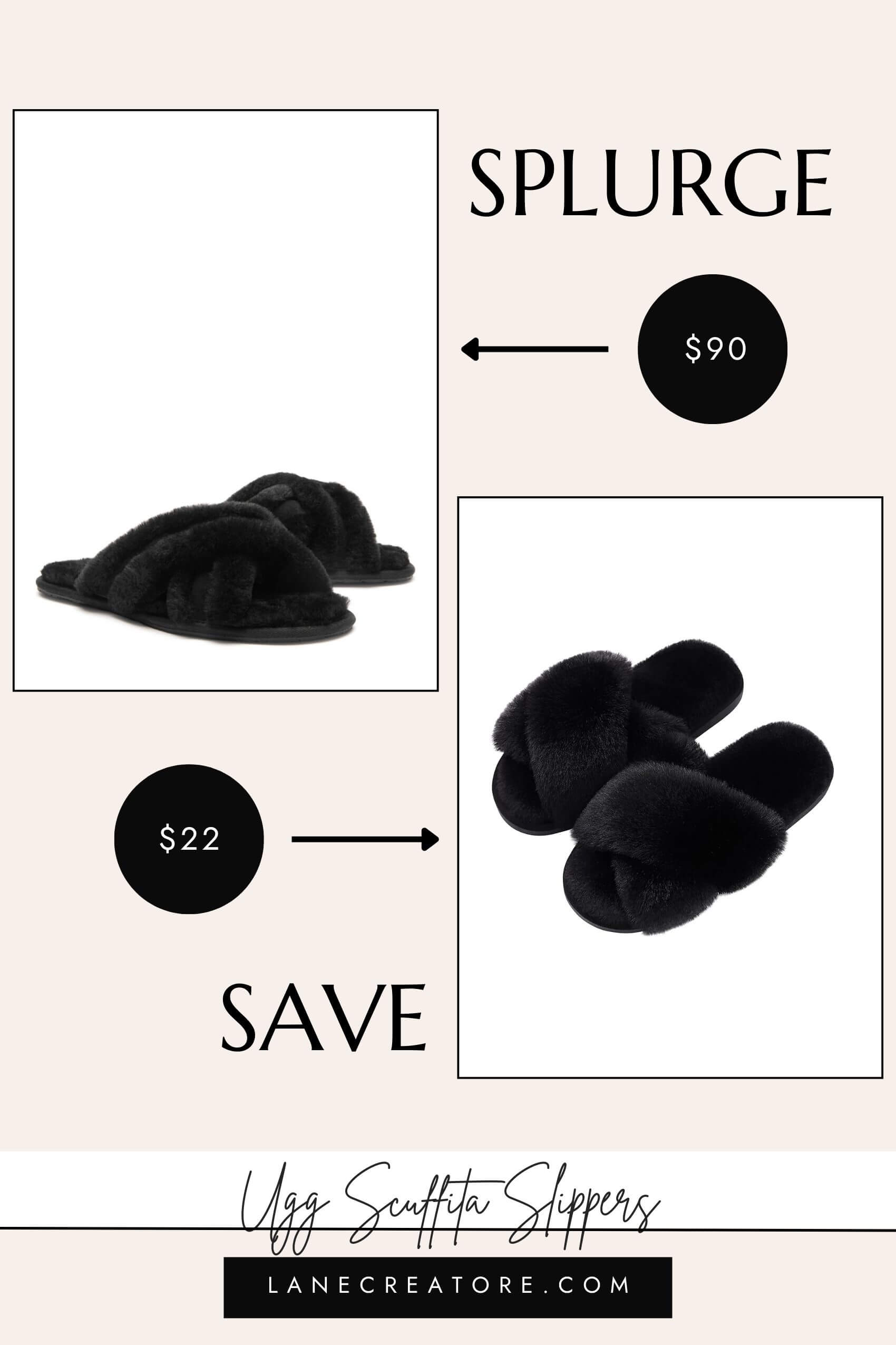 ugg scuffita slippers dupe