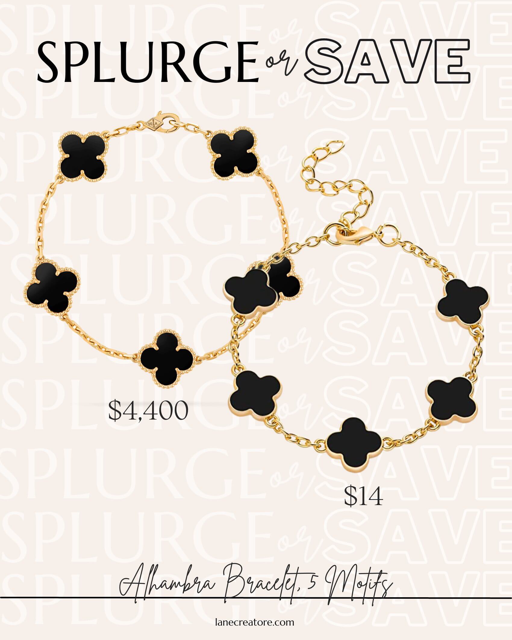 van cleef bracelet dupe