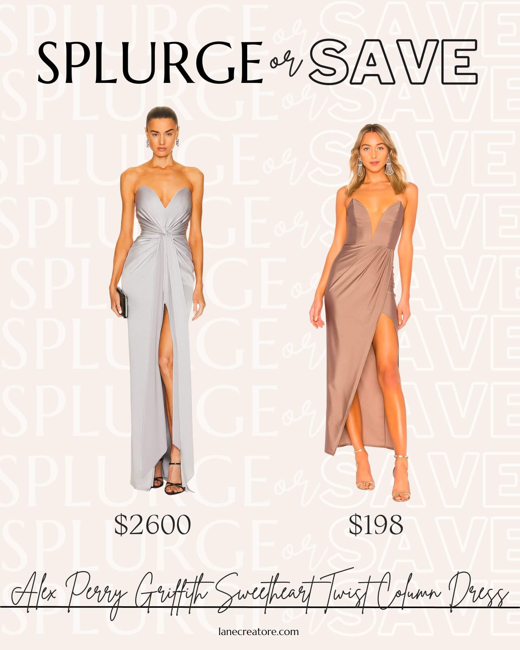 Alex perry dress dupe
