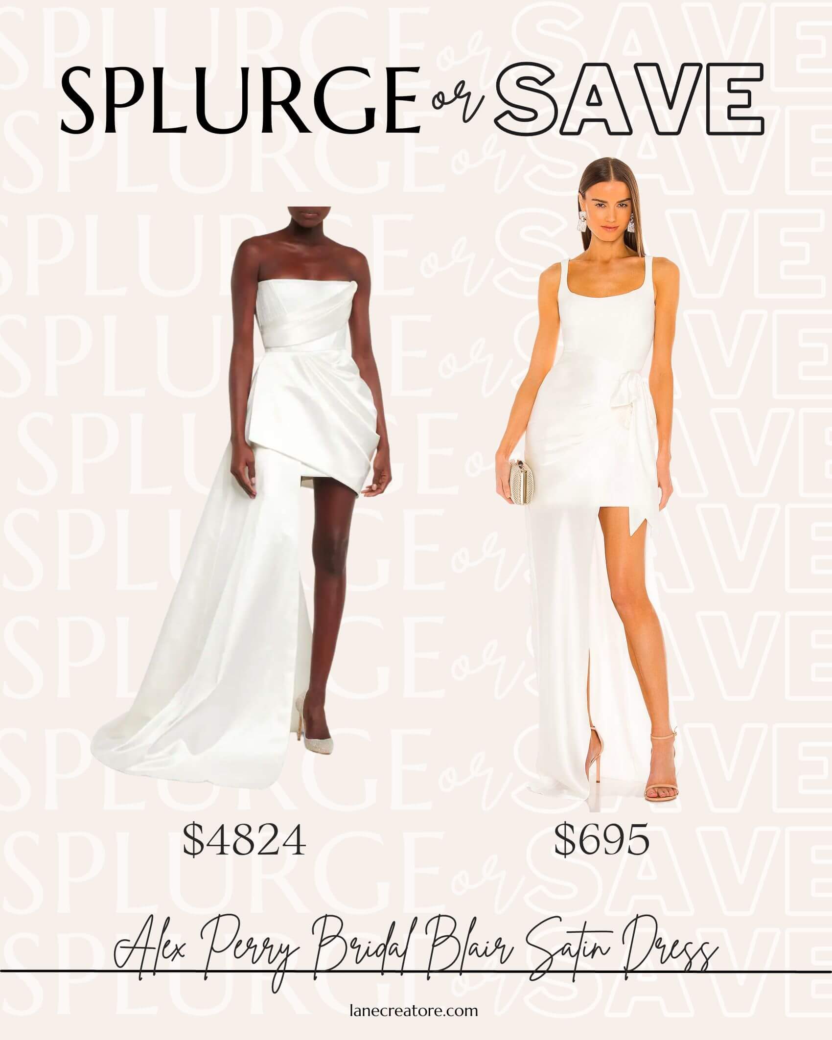 Alex perry dress dupe