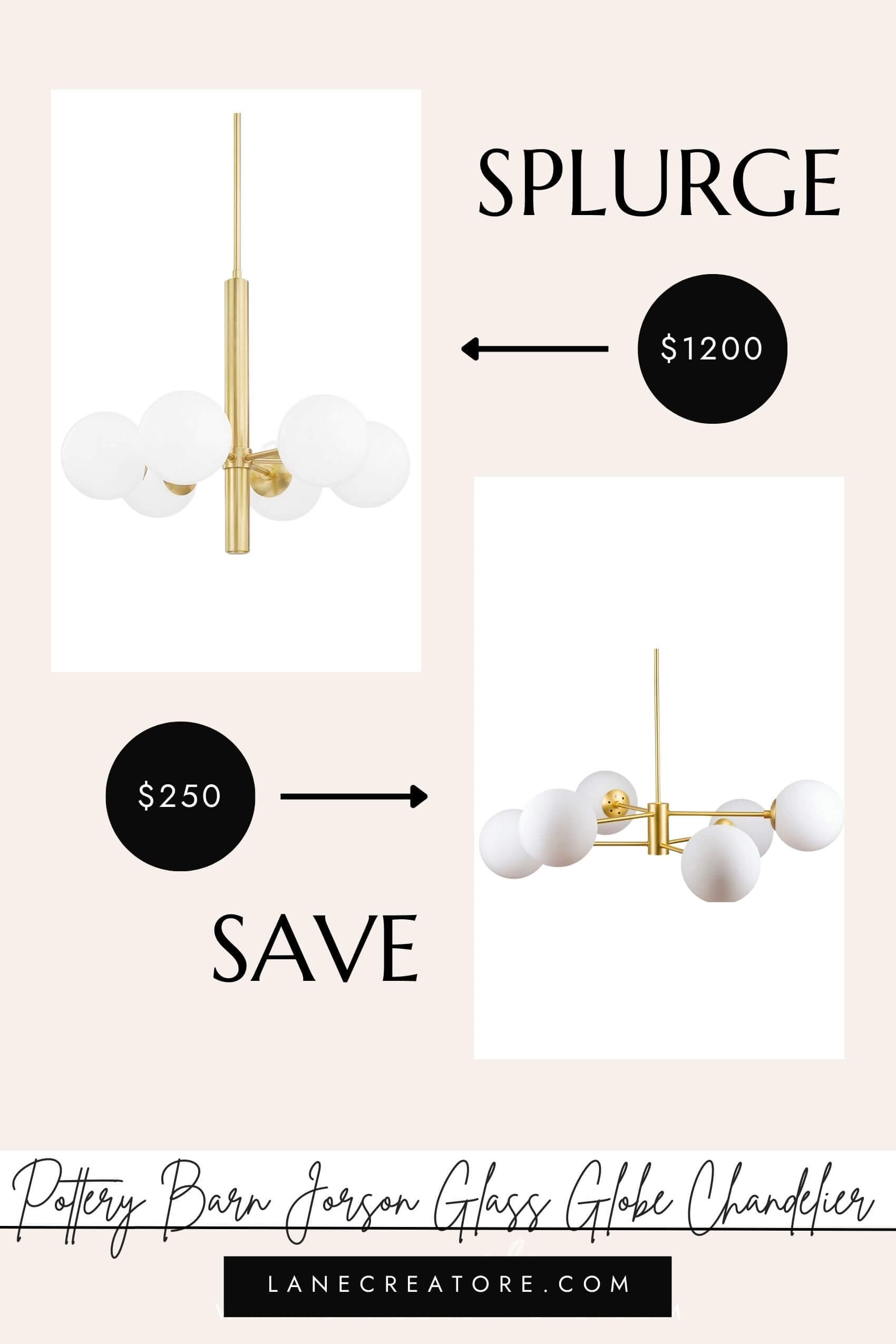 pottery barn chandelier dupes