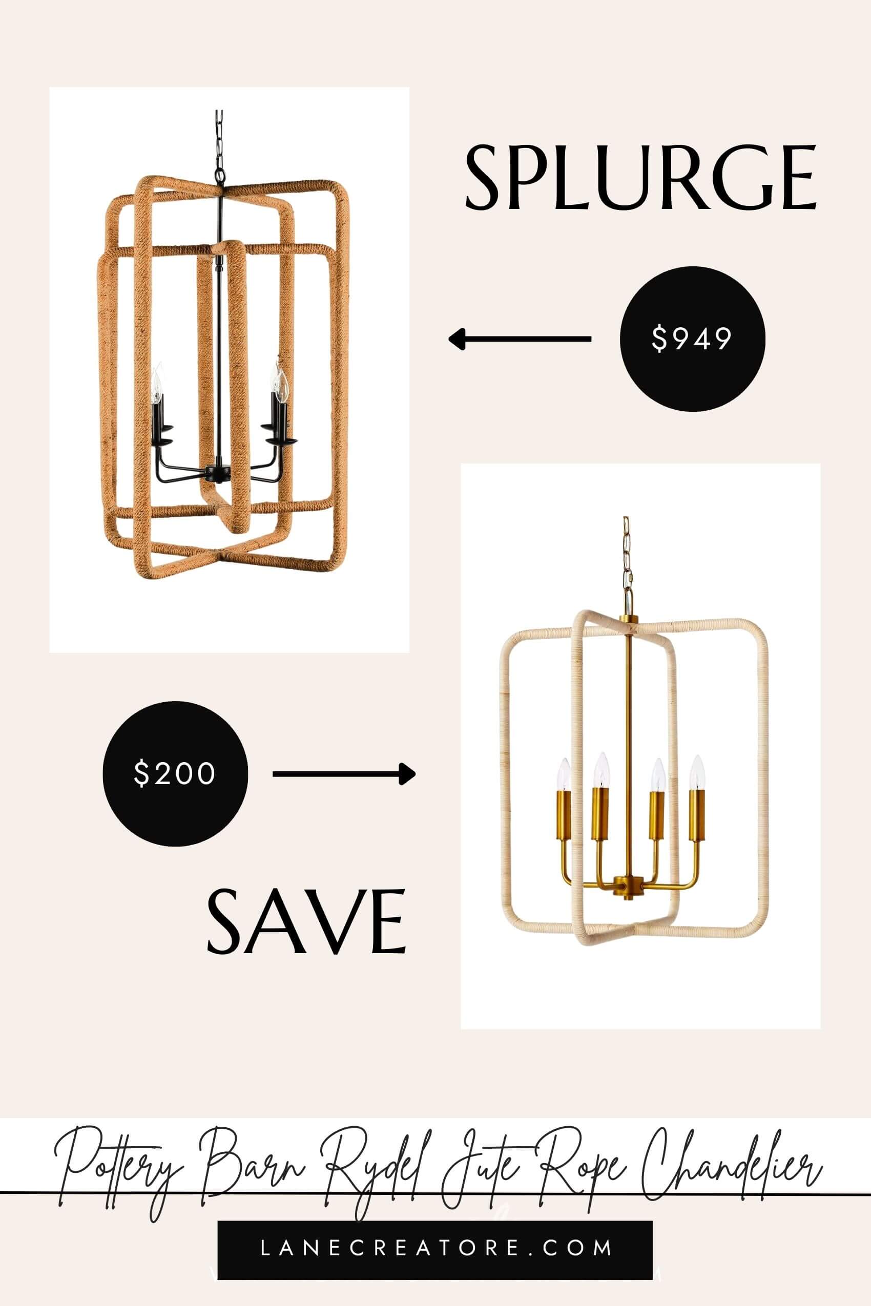 pottery barn chandelier dupes