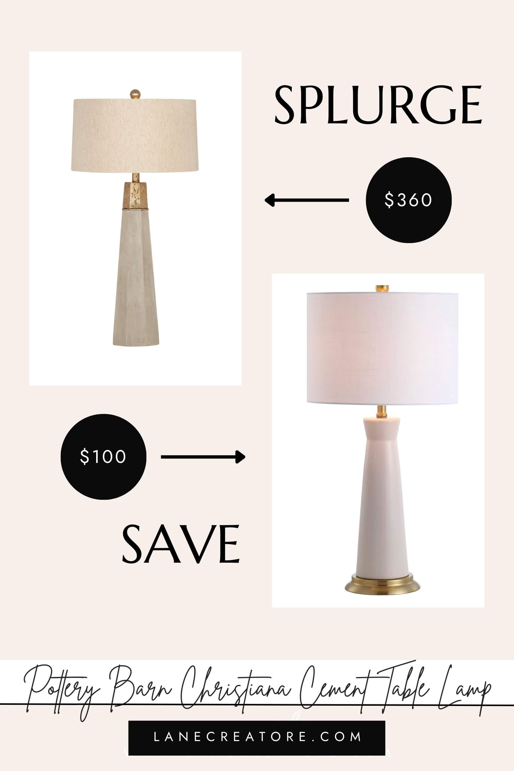 pottery barn lighting dupes