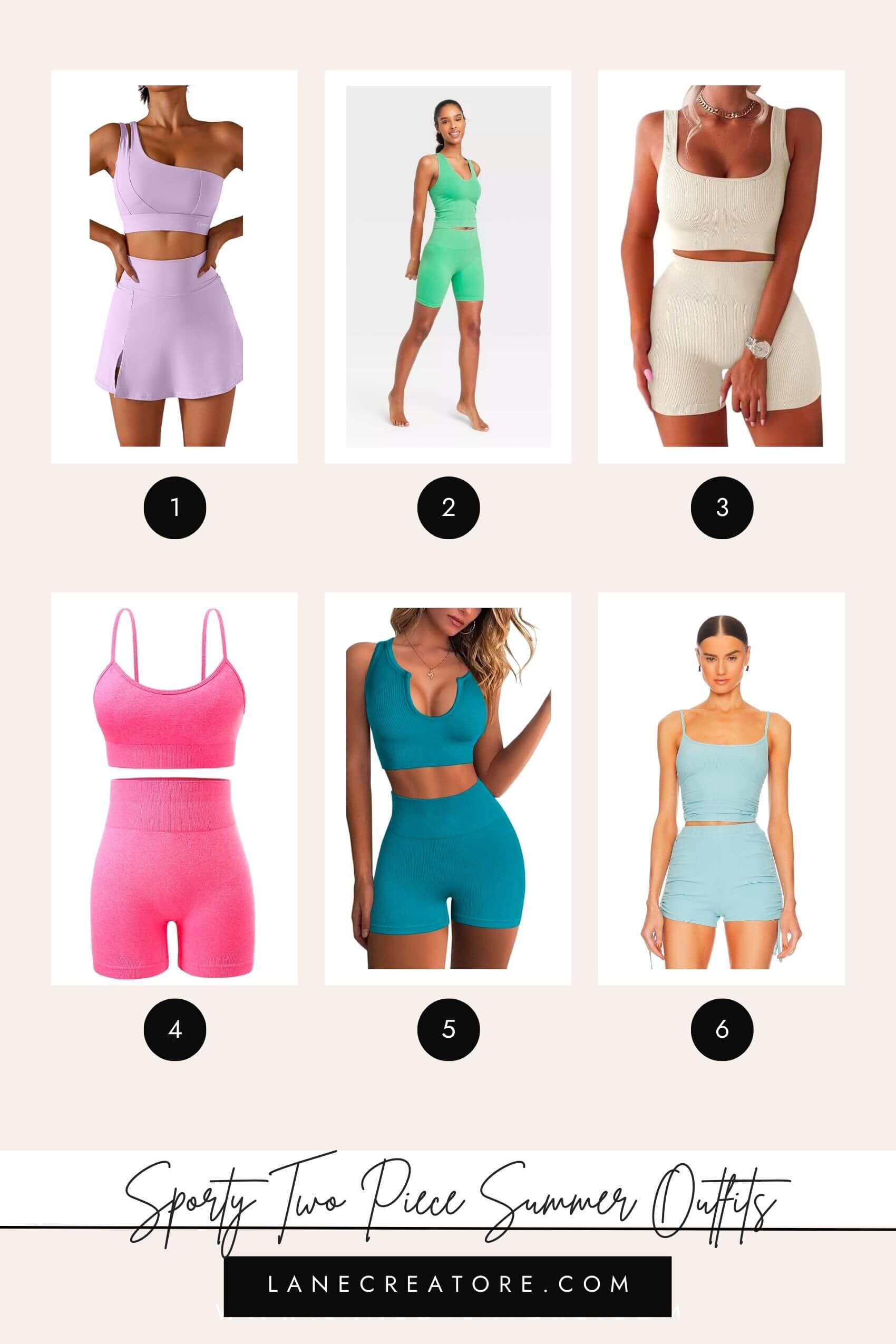 Athleisure Two-Piece Sets for Summer