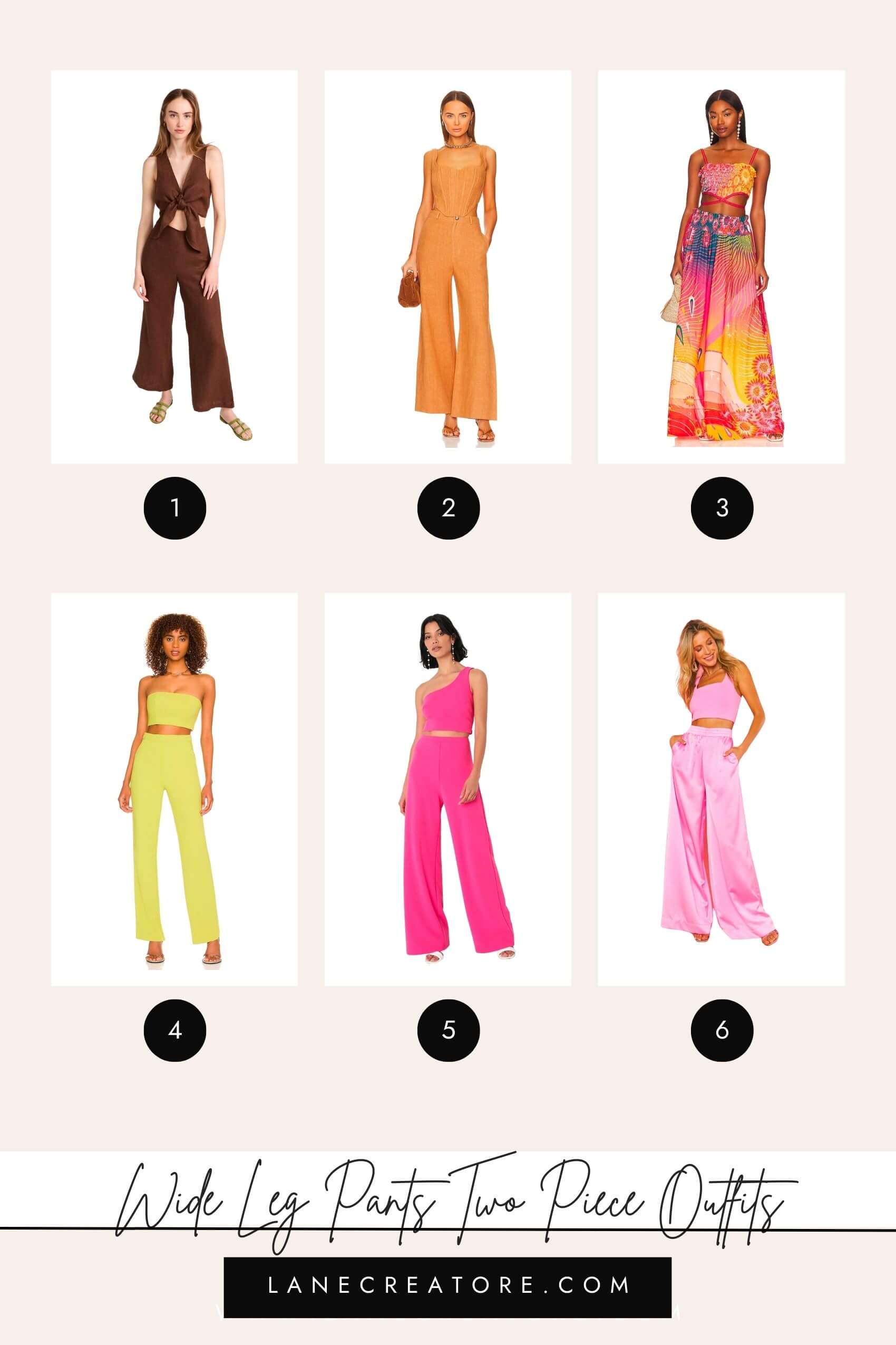 two piece summer pants set