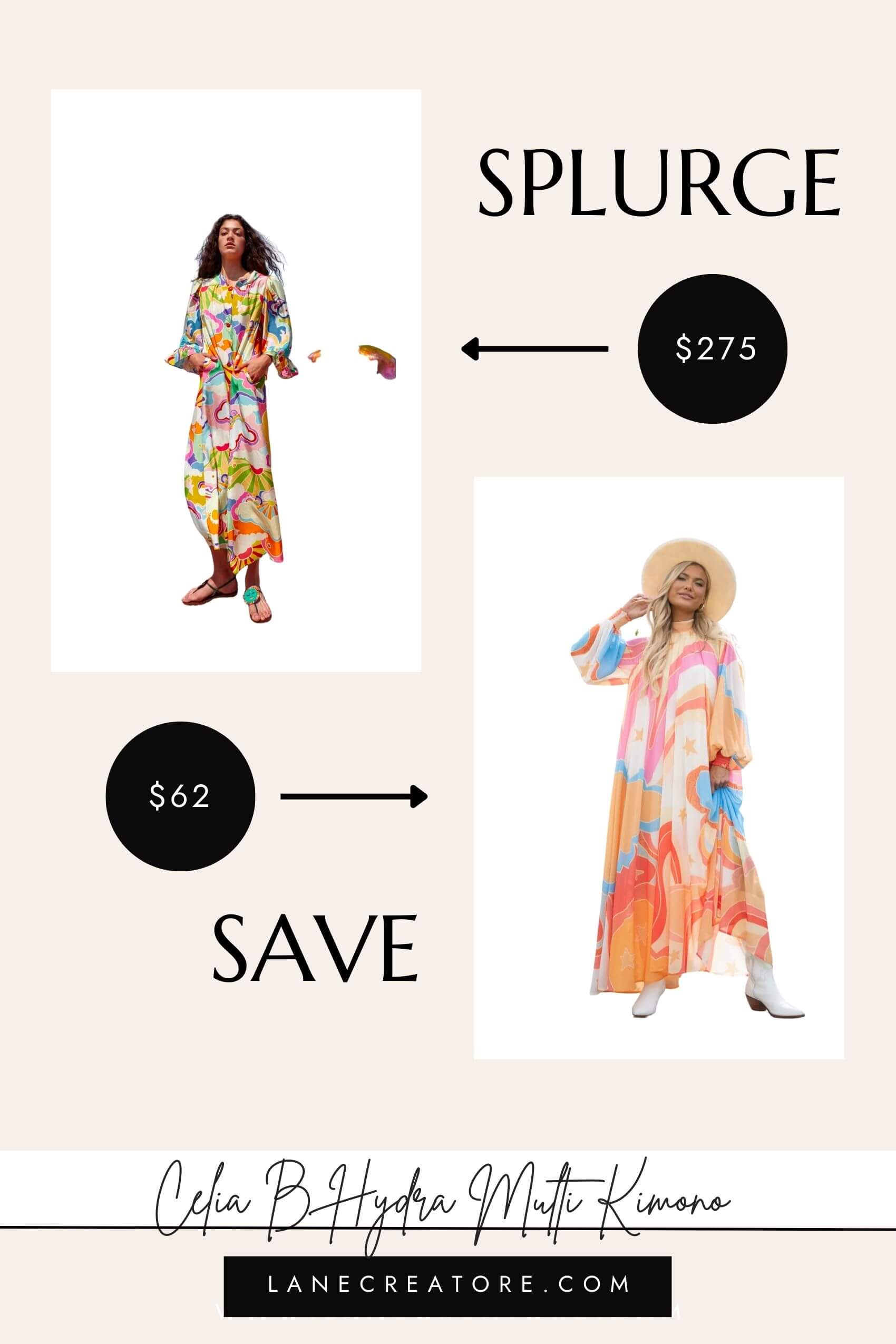 celia b kimono dupe