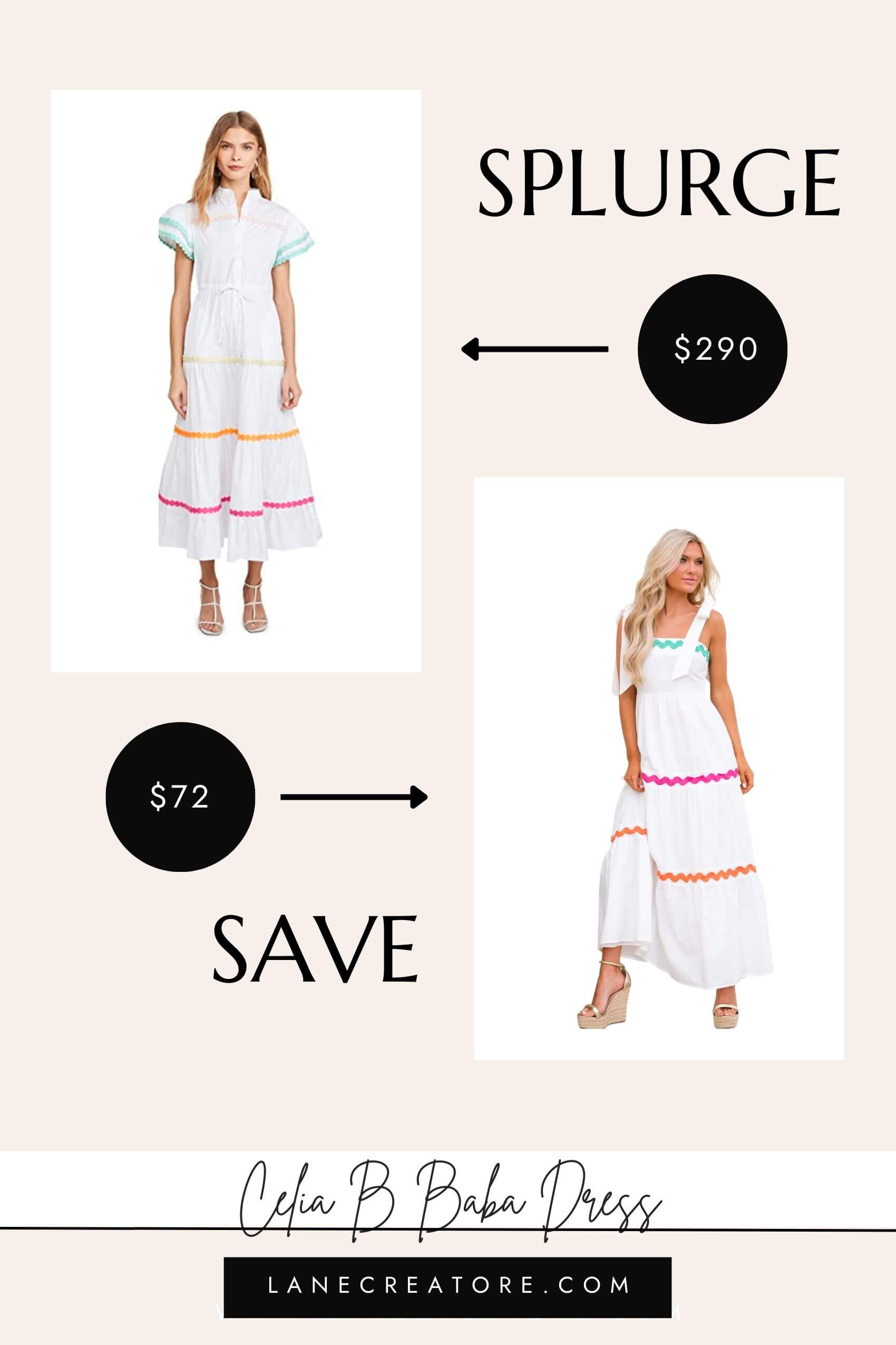 celia b dress dupe