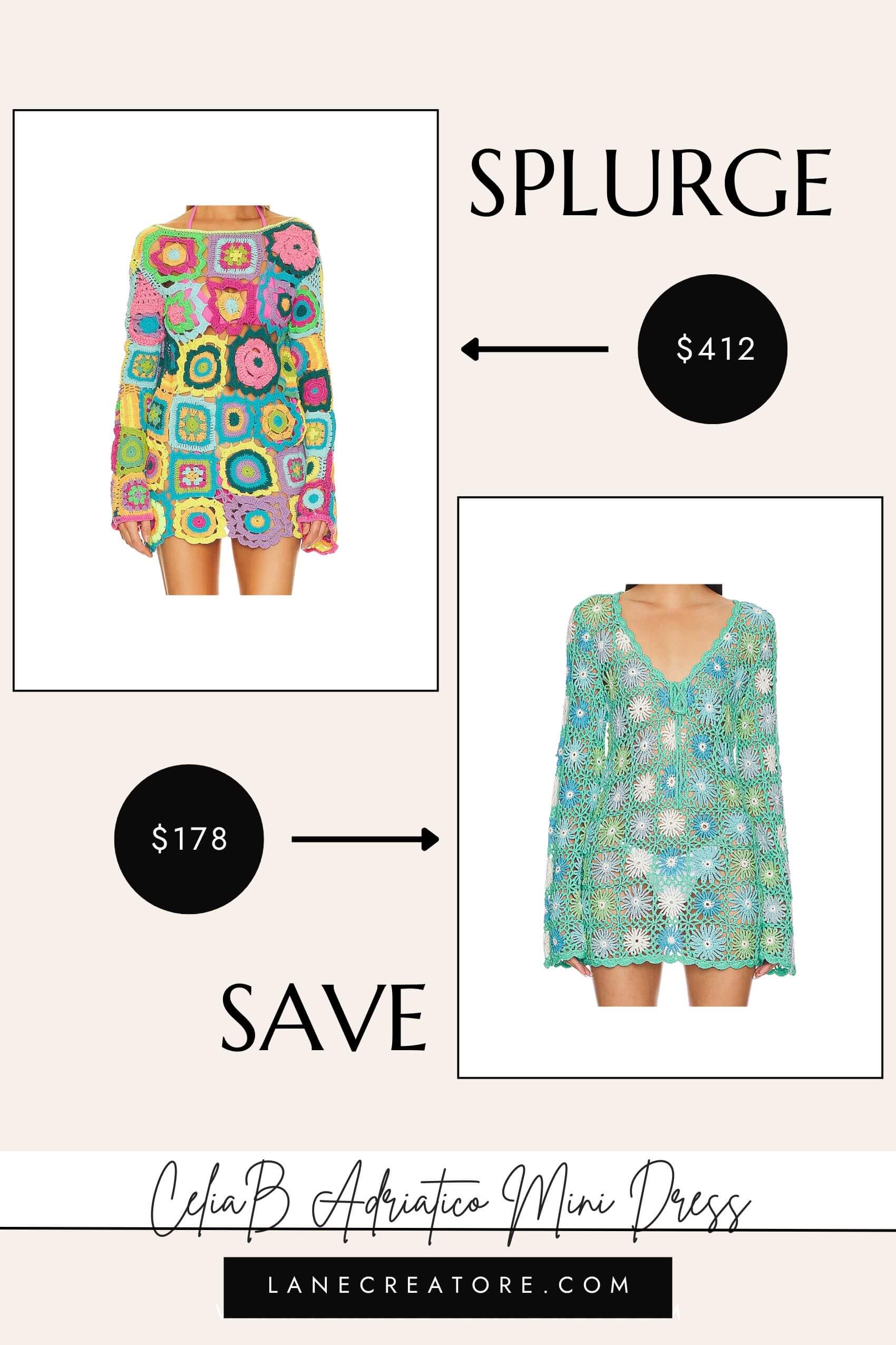 celia b mini dress dupe