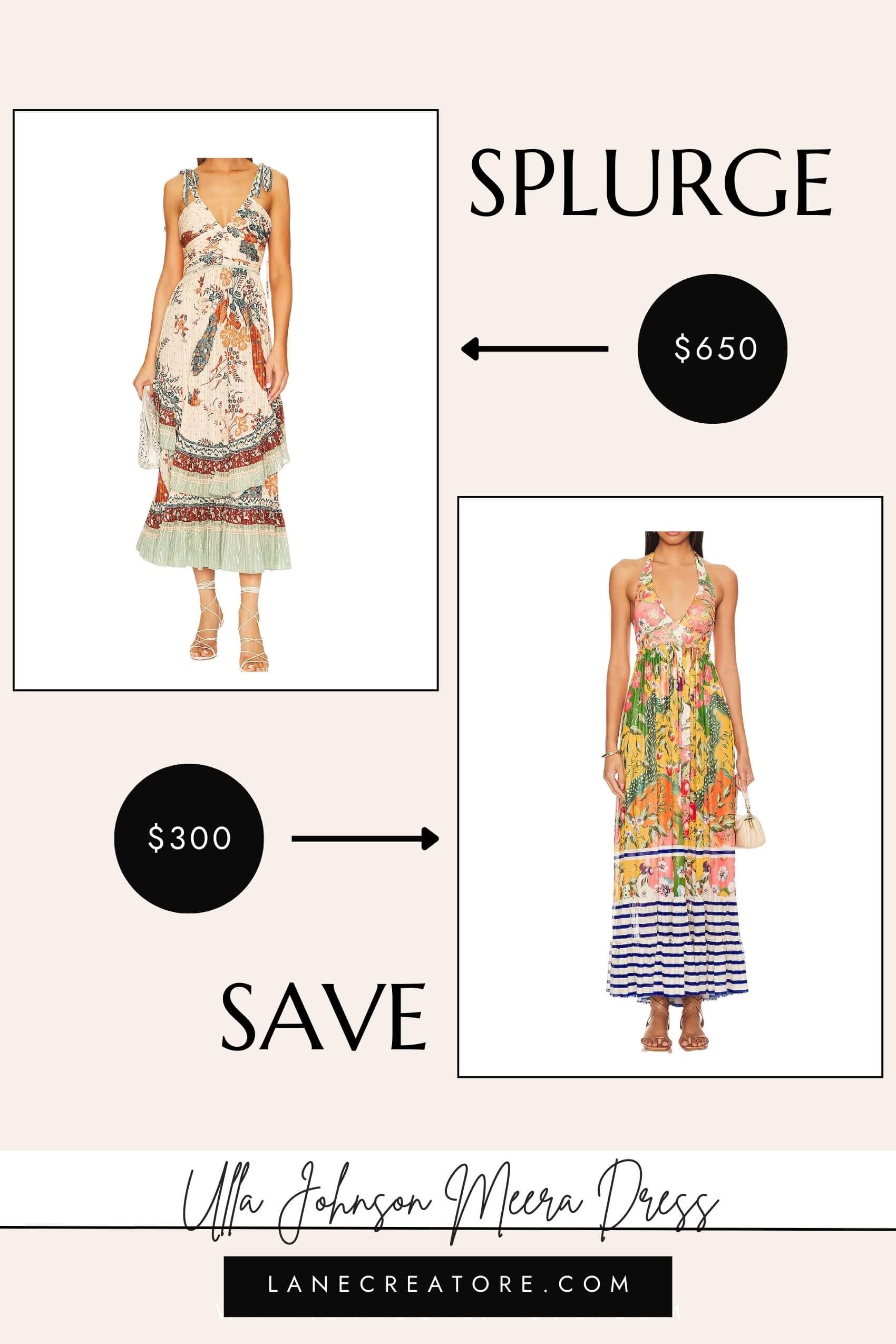 ulla johnson meera maxi dress dupe