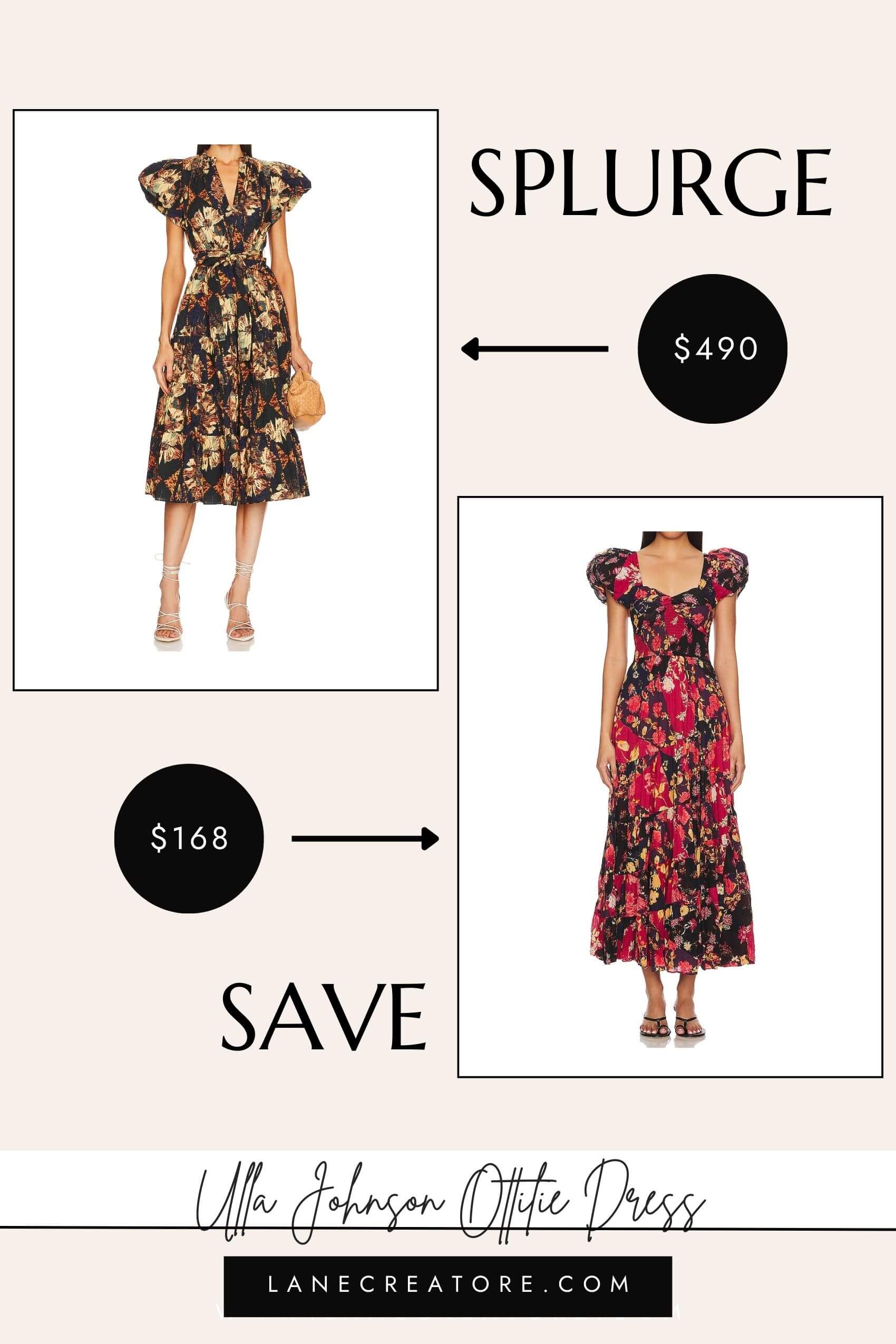 ulla johnson ottilie dress dupe