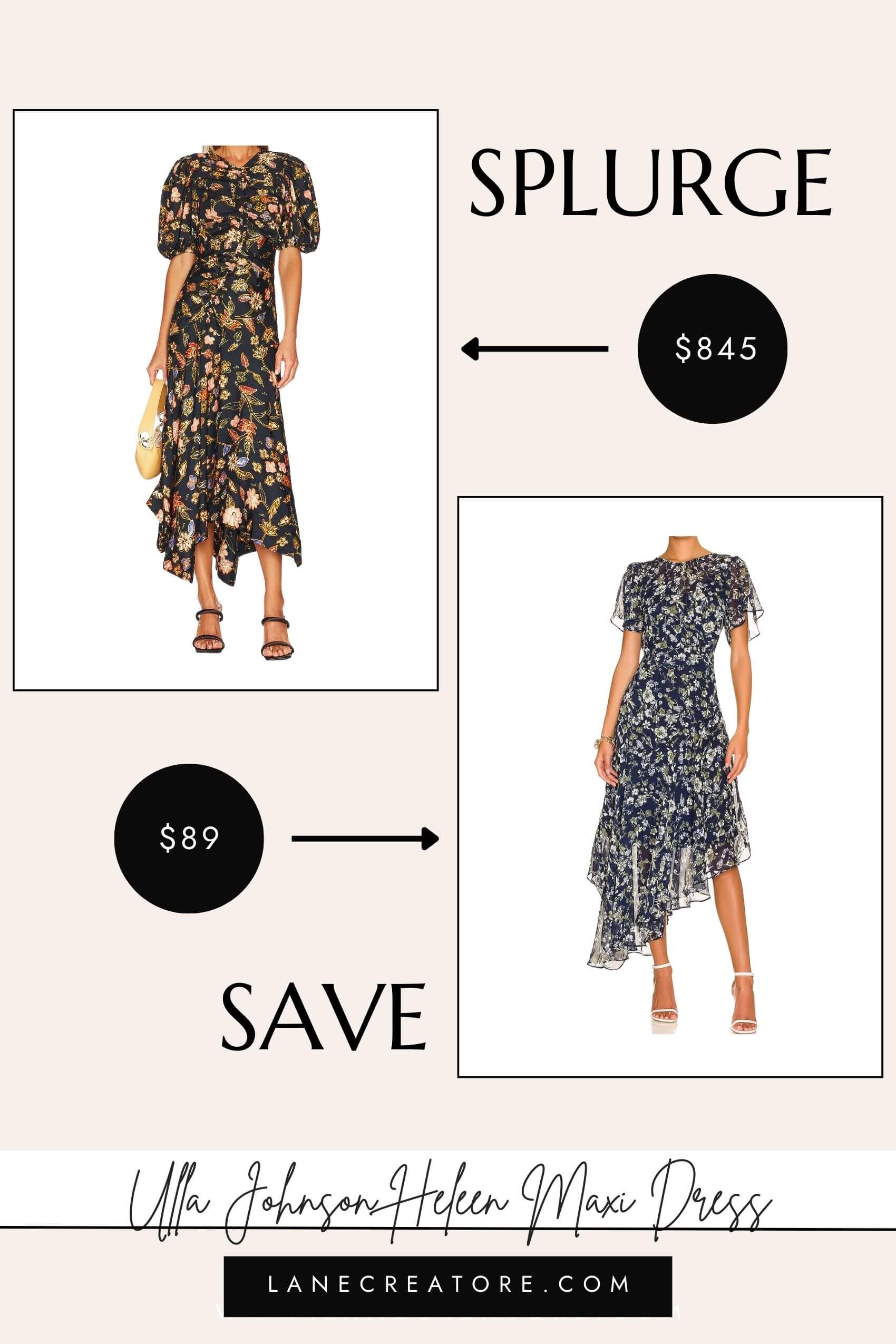 ulla johnson heleen dress dupe