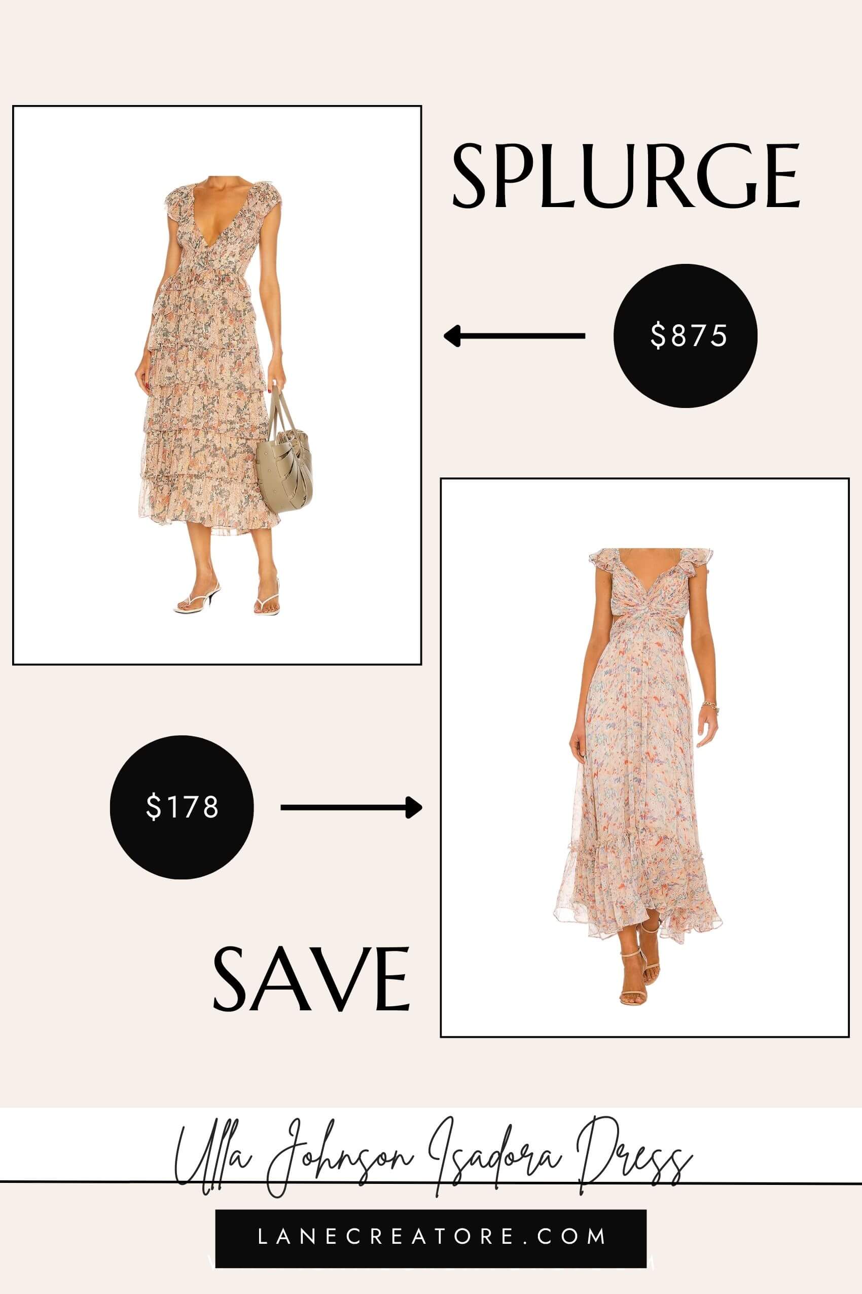 ulla johnson isadora dress dupe