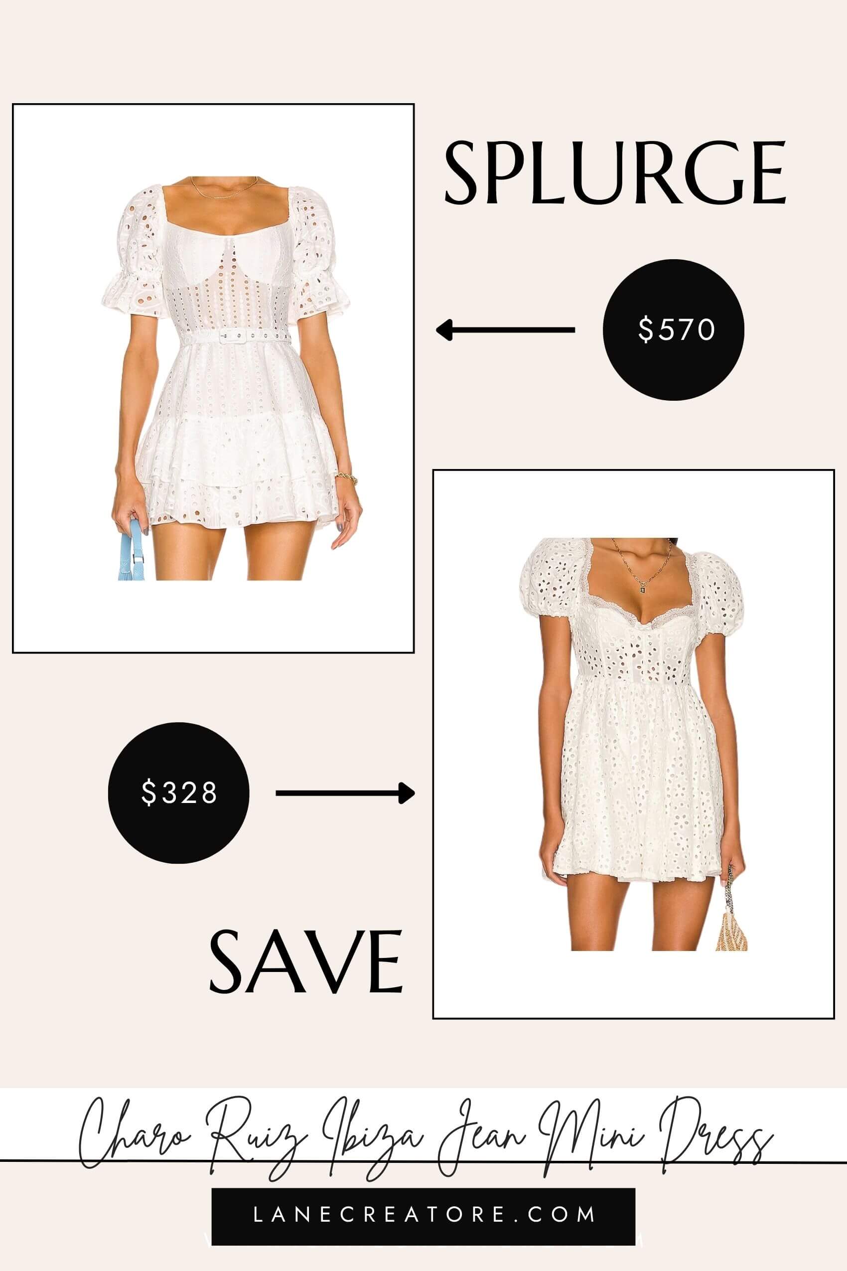 charo ruiz jean dress dupe