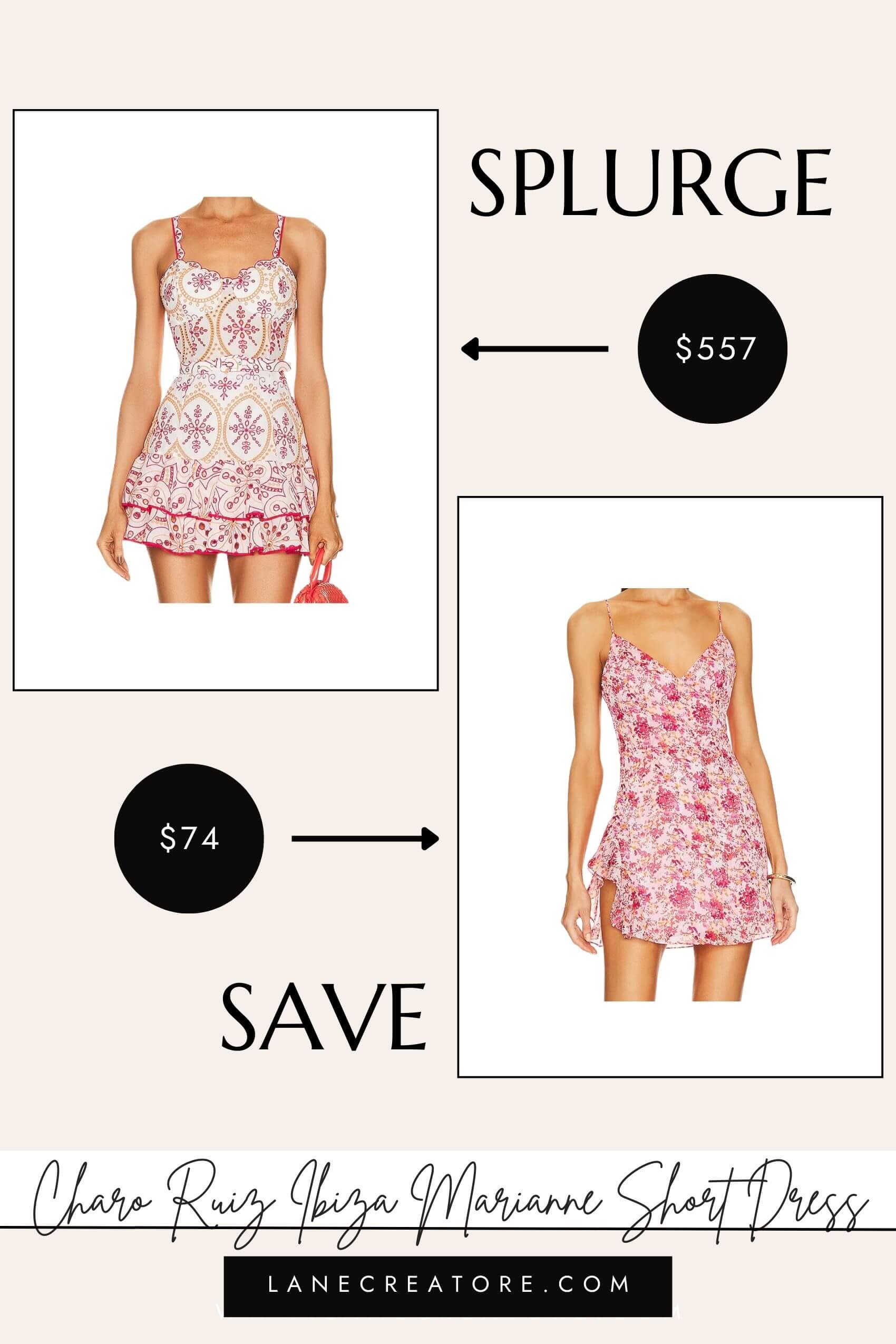 charo ruiz marianne dress dupe