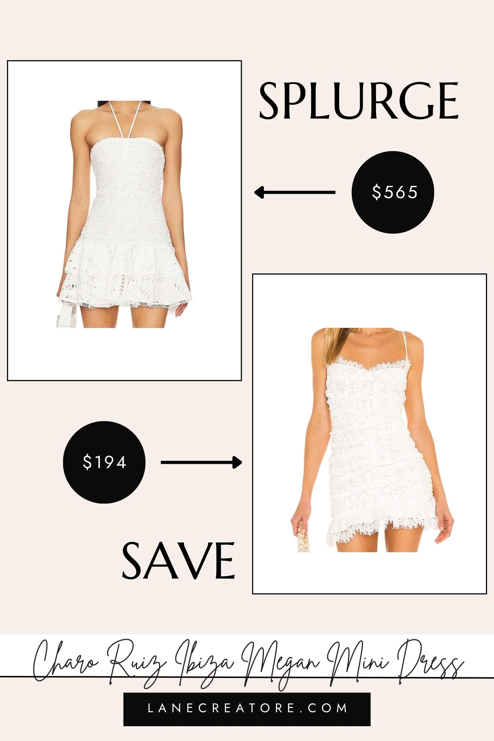 charo ruiz megan dress dupe