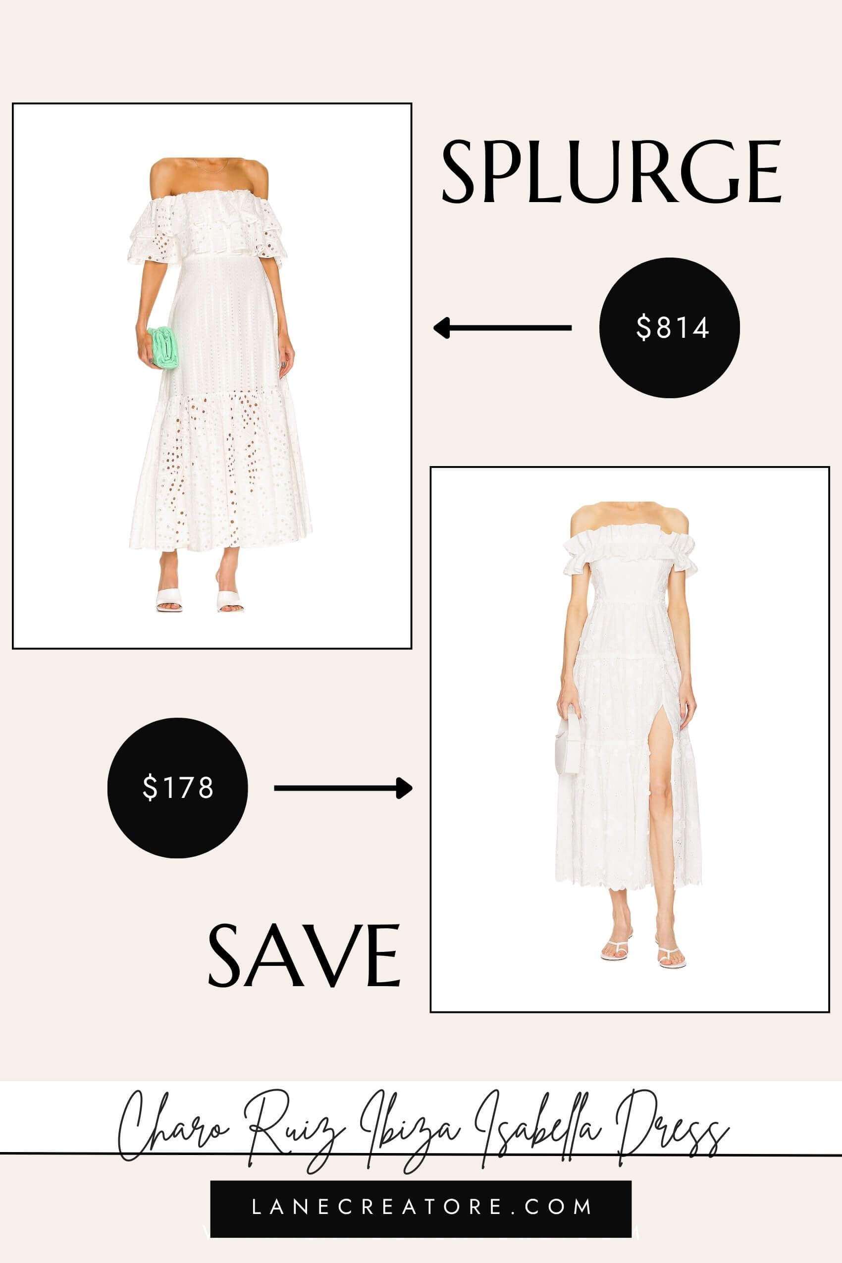 charo ruiz ibiza white dress dupe
