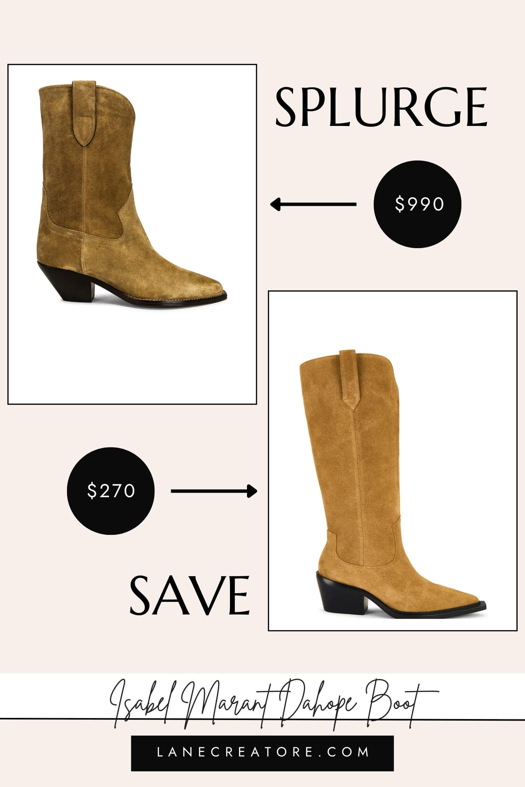 isabel marant dahope boots dupe