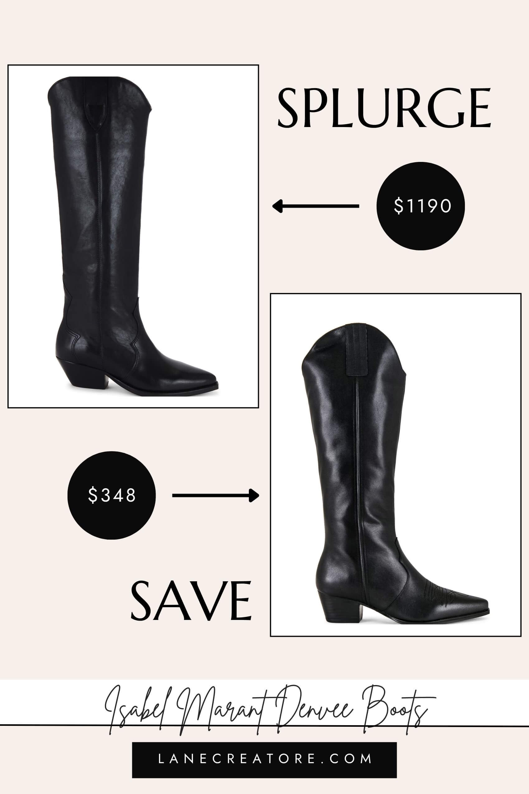 isabel marant denvee leather boots dupe