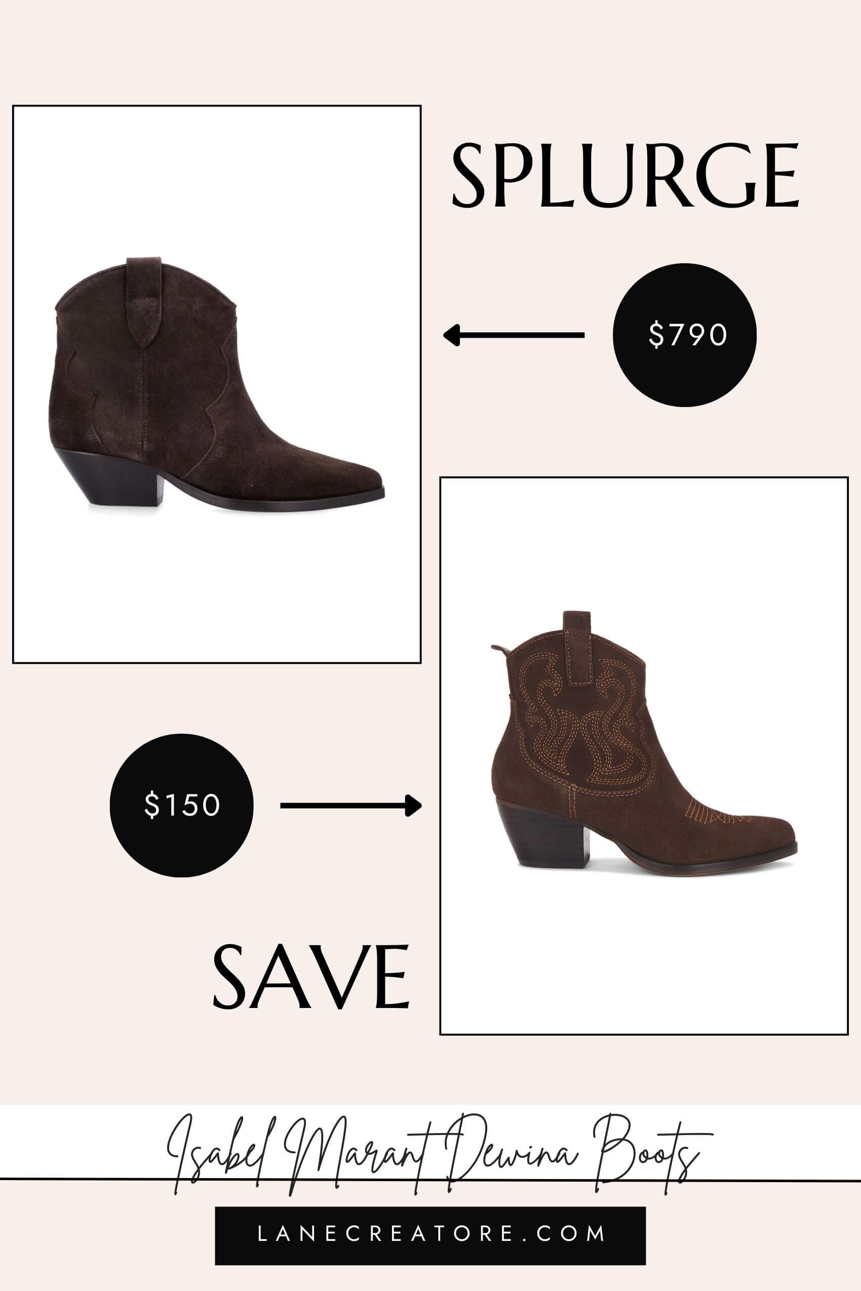 isabel marant dewina boots dupe