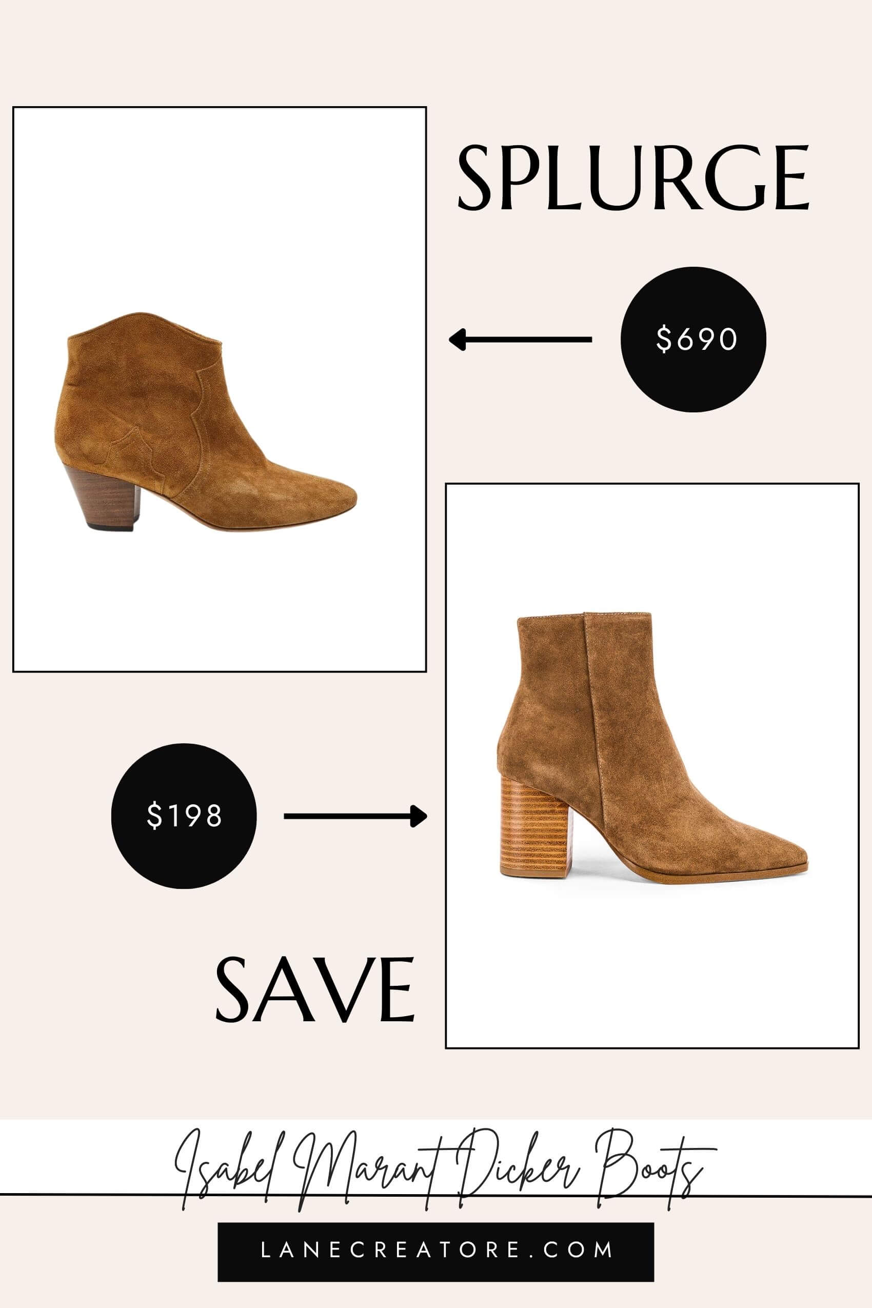 isabel marant dicker boots dupe