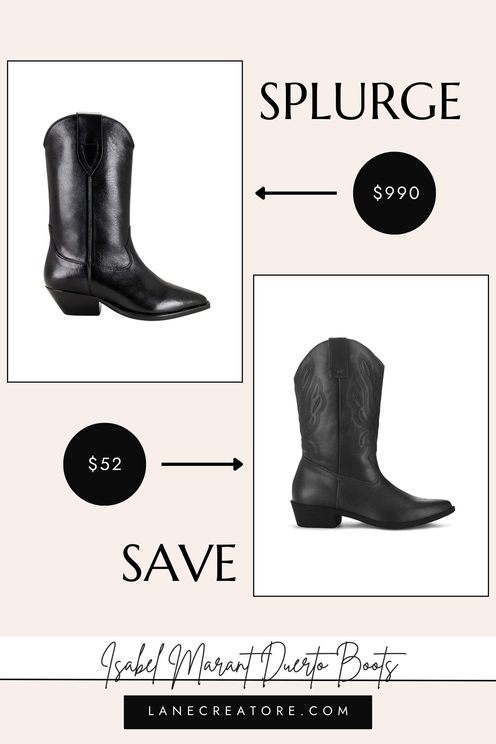 isabel marant duerto boots dupe