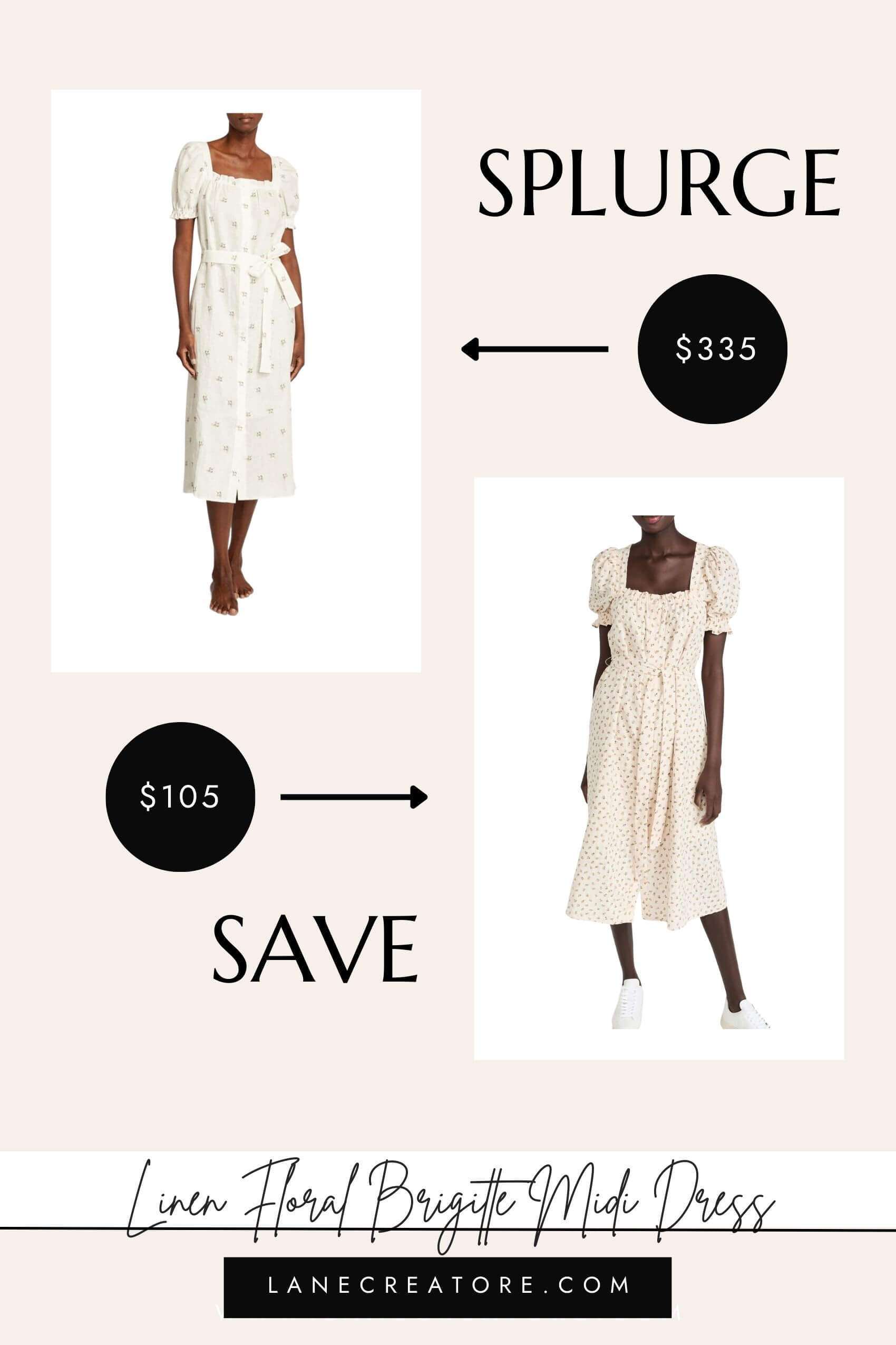 sleeper dress dupe