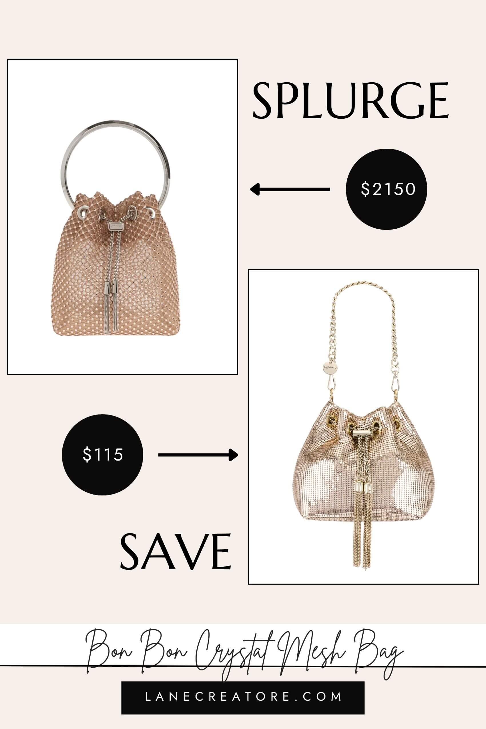 jimmy choo crystal mesh bon bon dupe