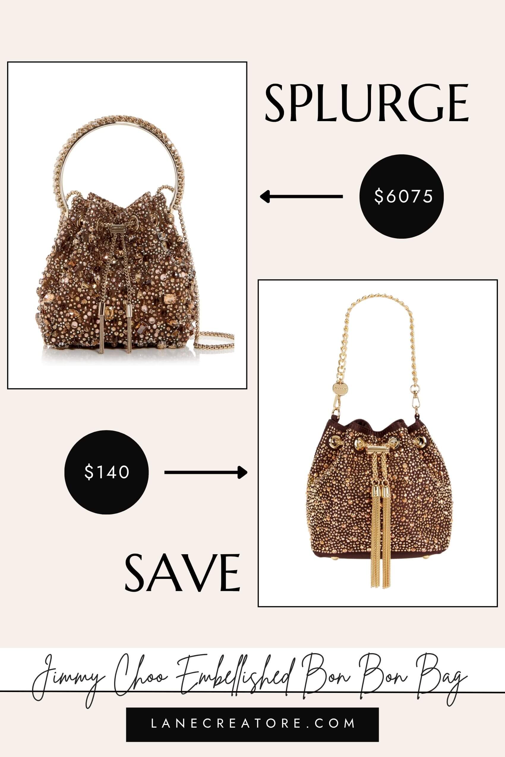 jimmy choo mini crystal bon bon dupe