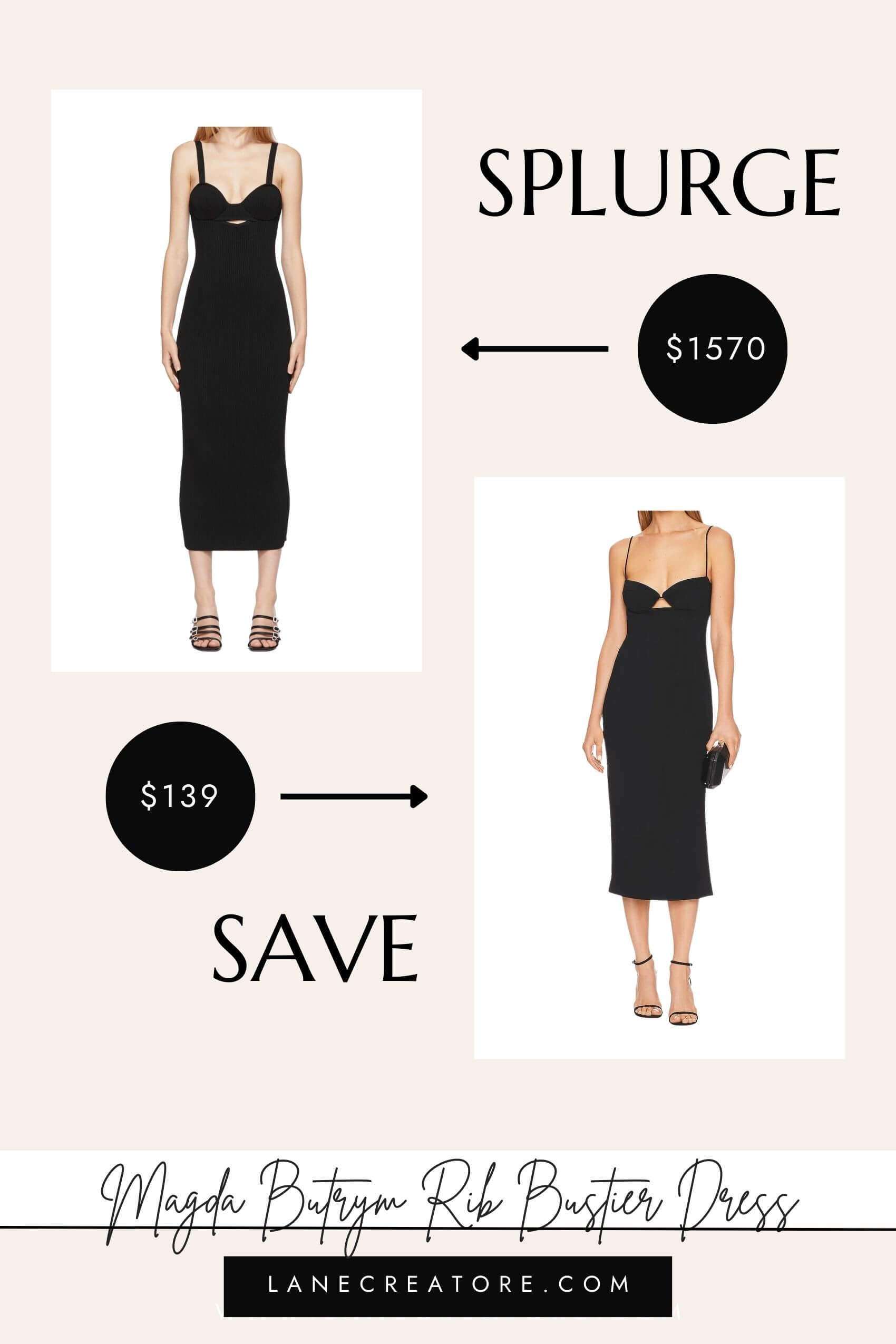 magda butrym dress dupes