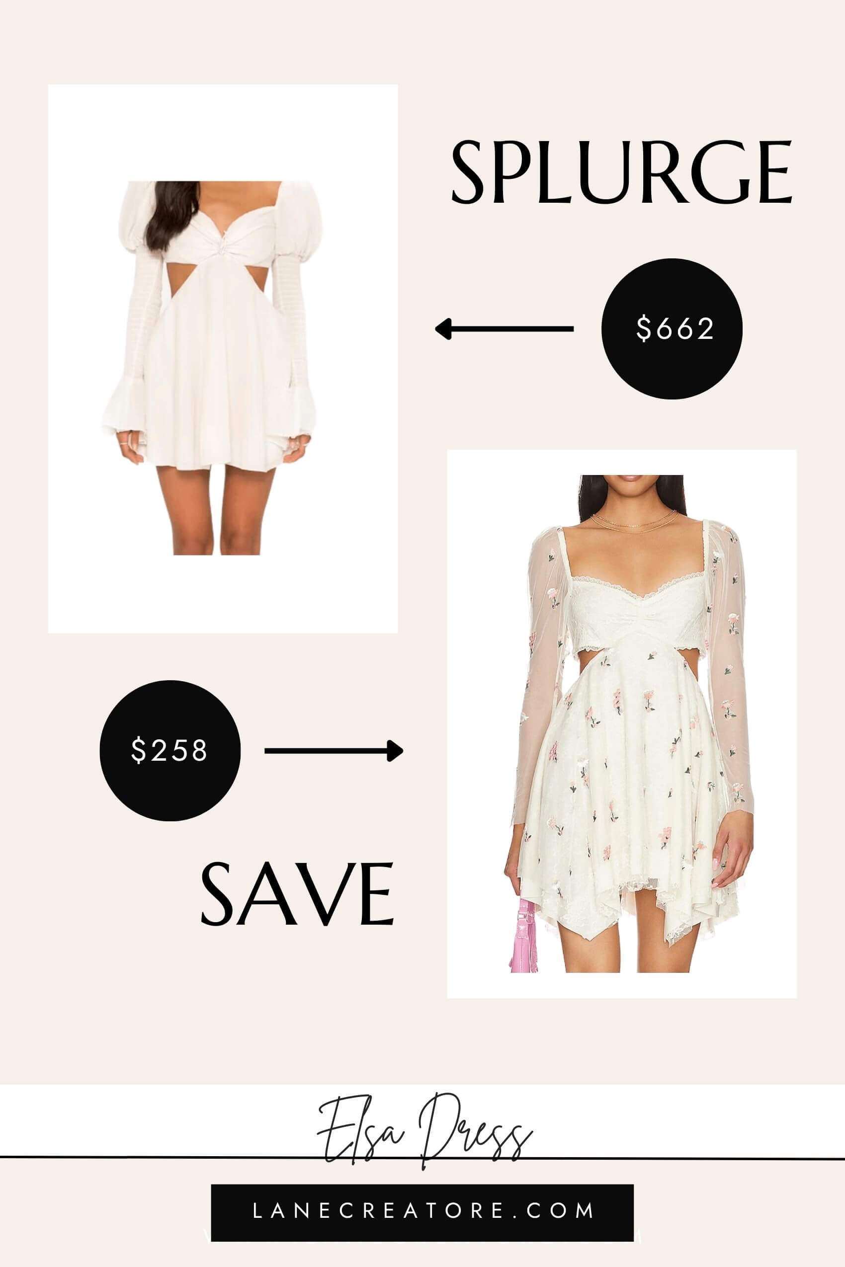 nana jacqueline elsa dress dupe