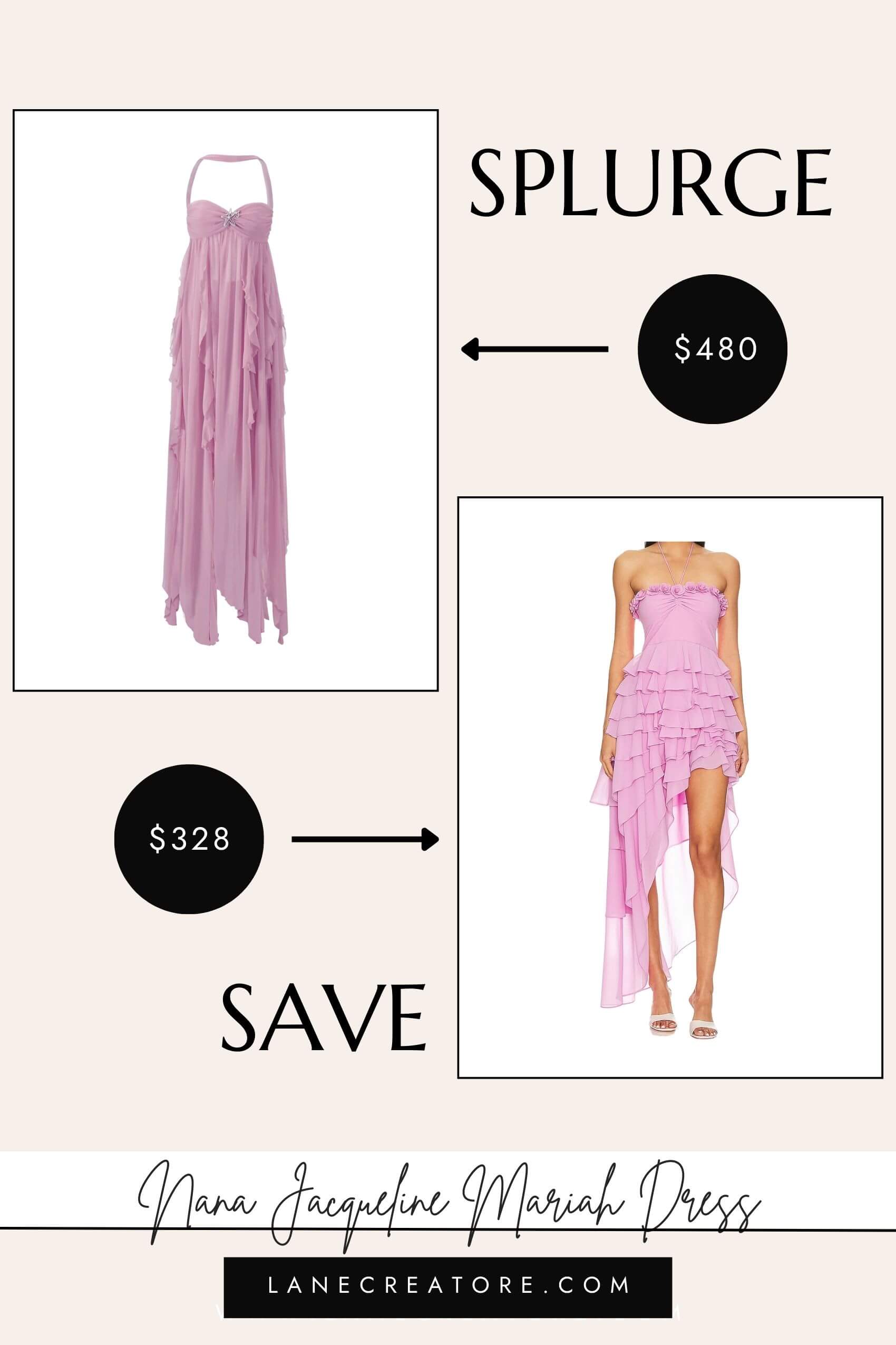nana jacqueline mariah dress dupe