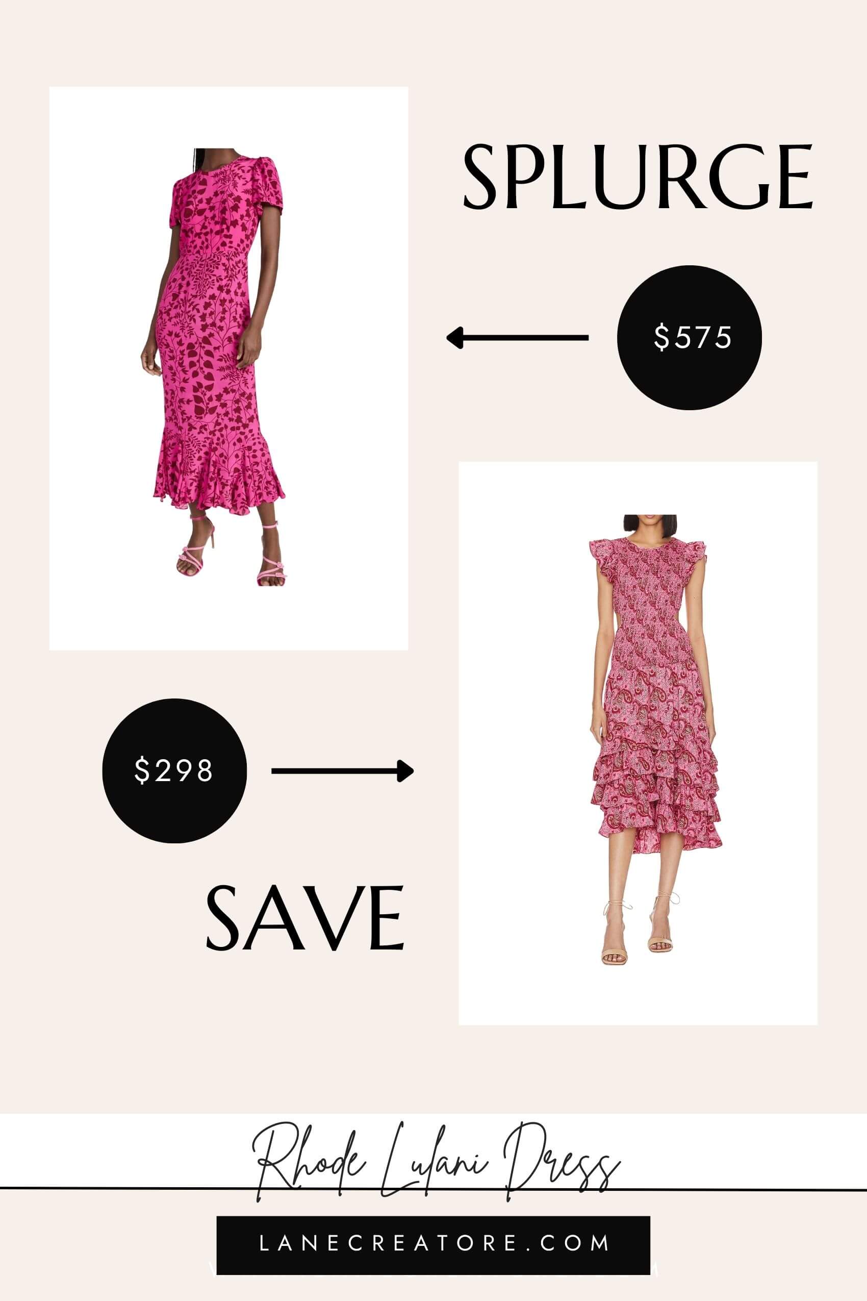rhode dupe dress, rhode lulani dress dupe