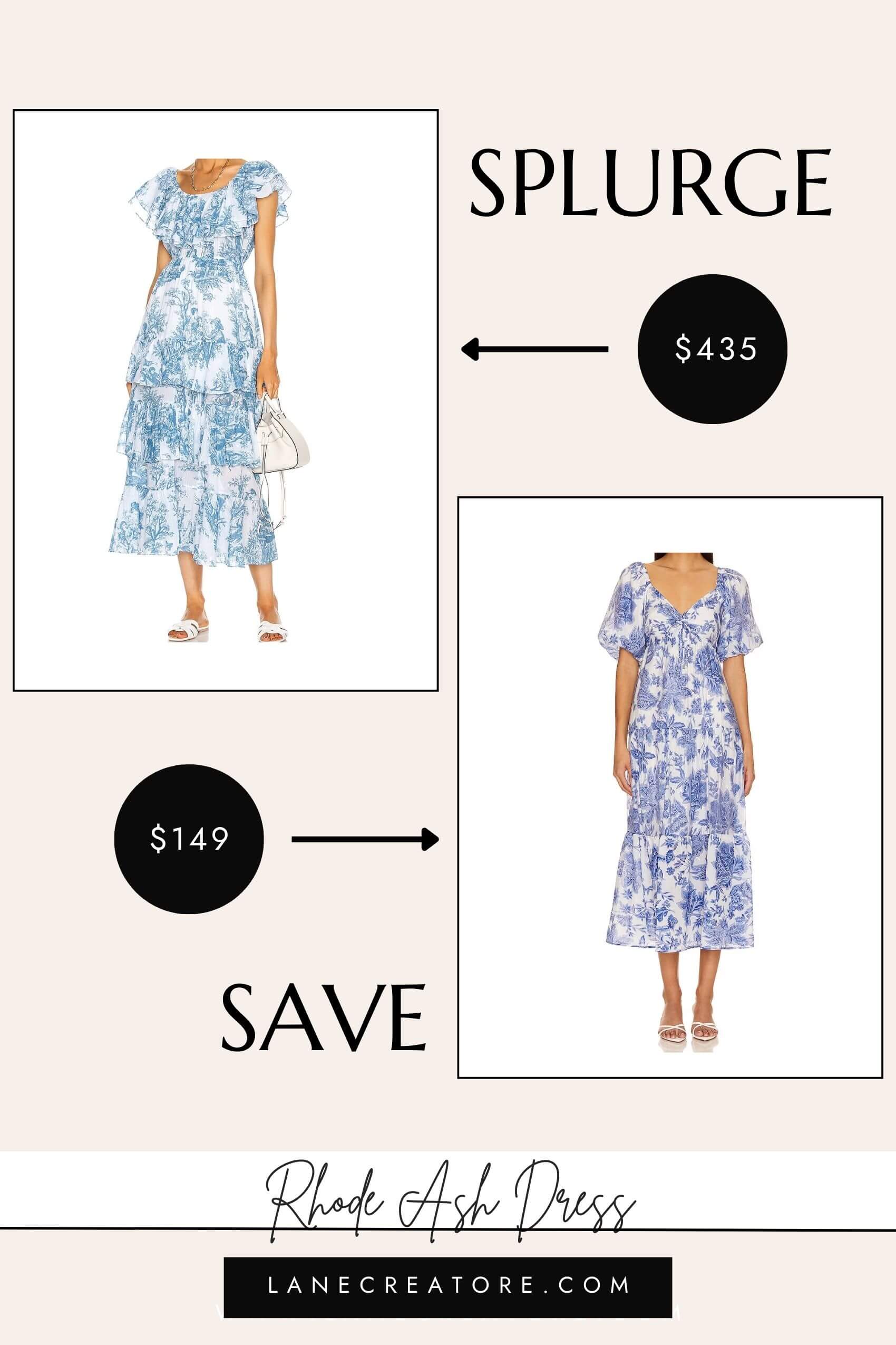 rhode ash maxi dress dupe