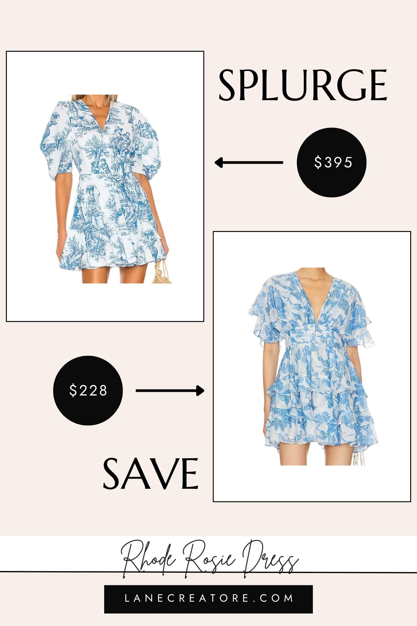 rhode mini dress dupe