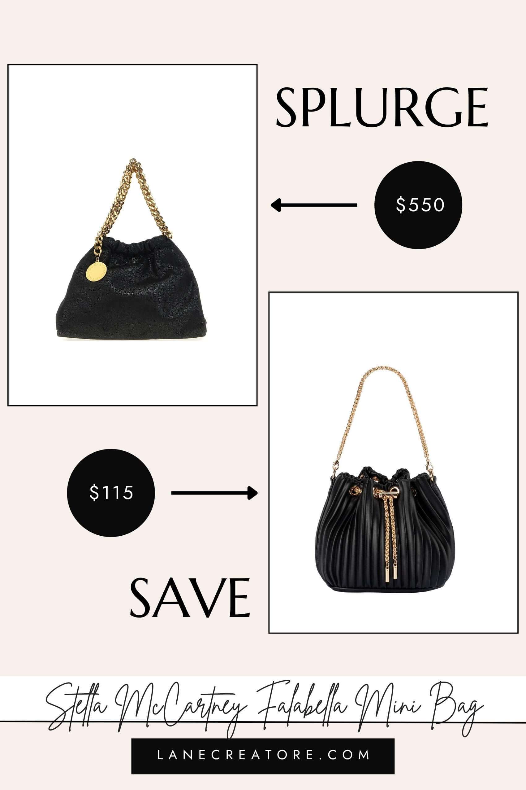 stella mccartney falabella mini bag dupe