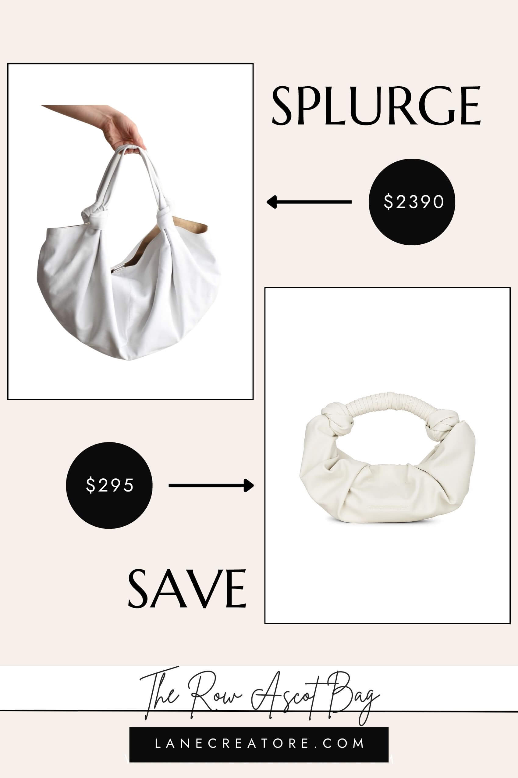 the row ascot bag dupe