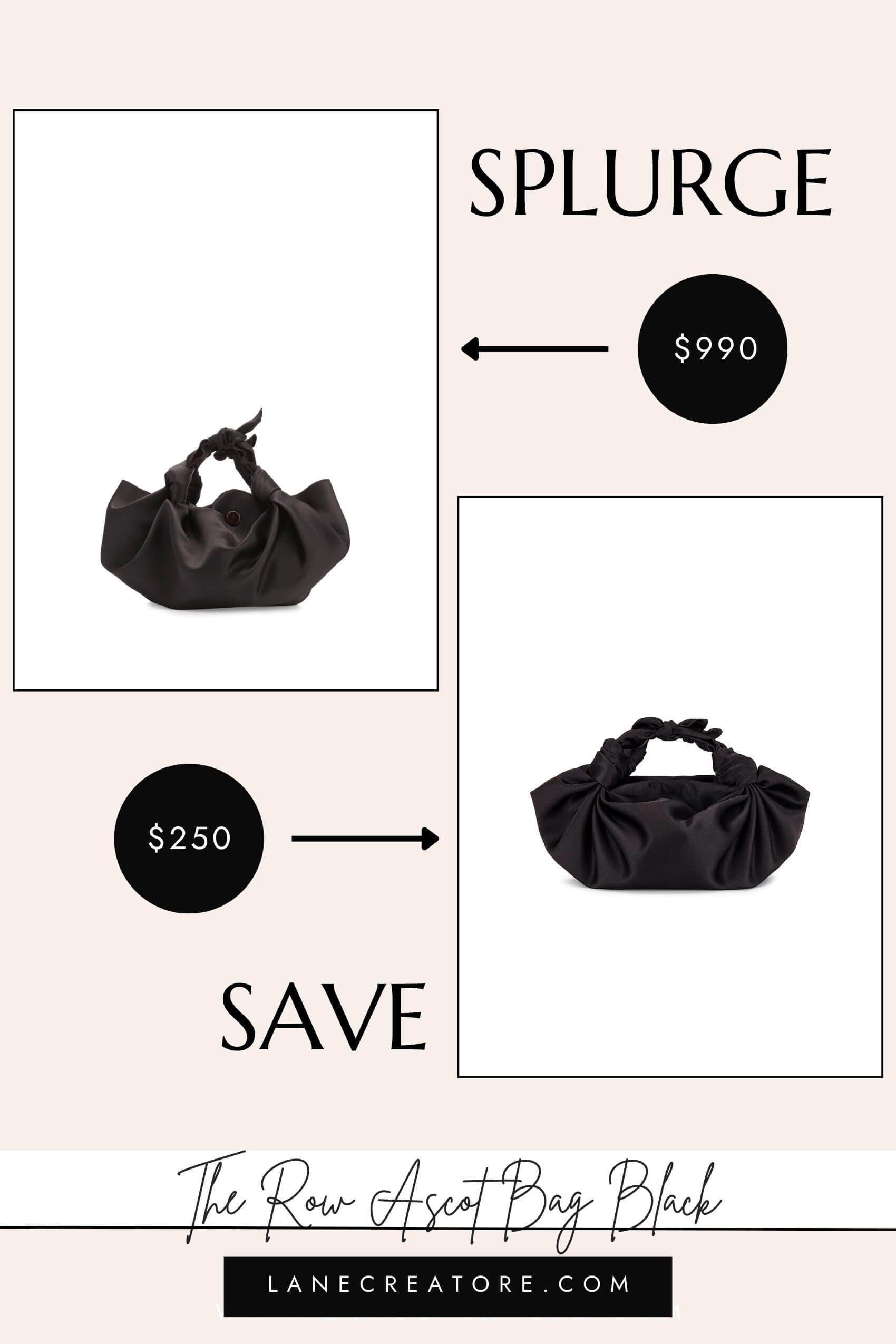 the row ascot bag dupe