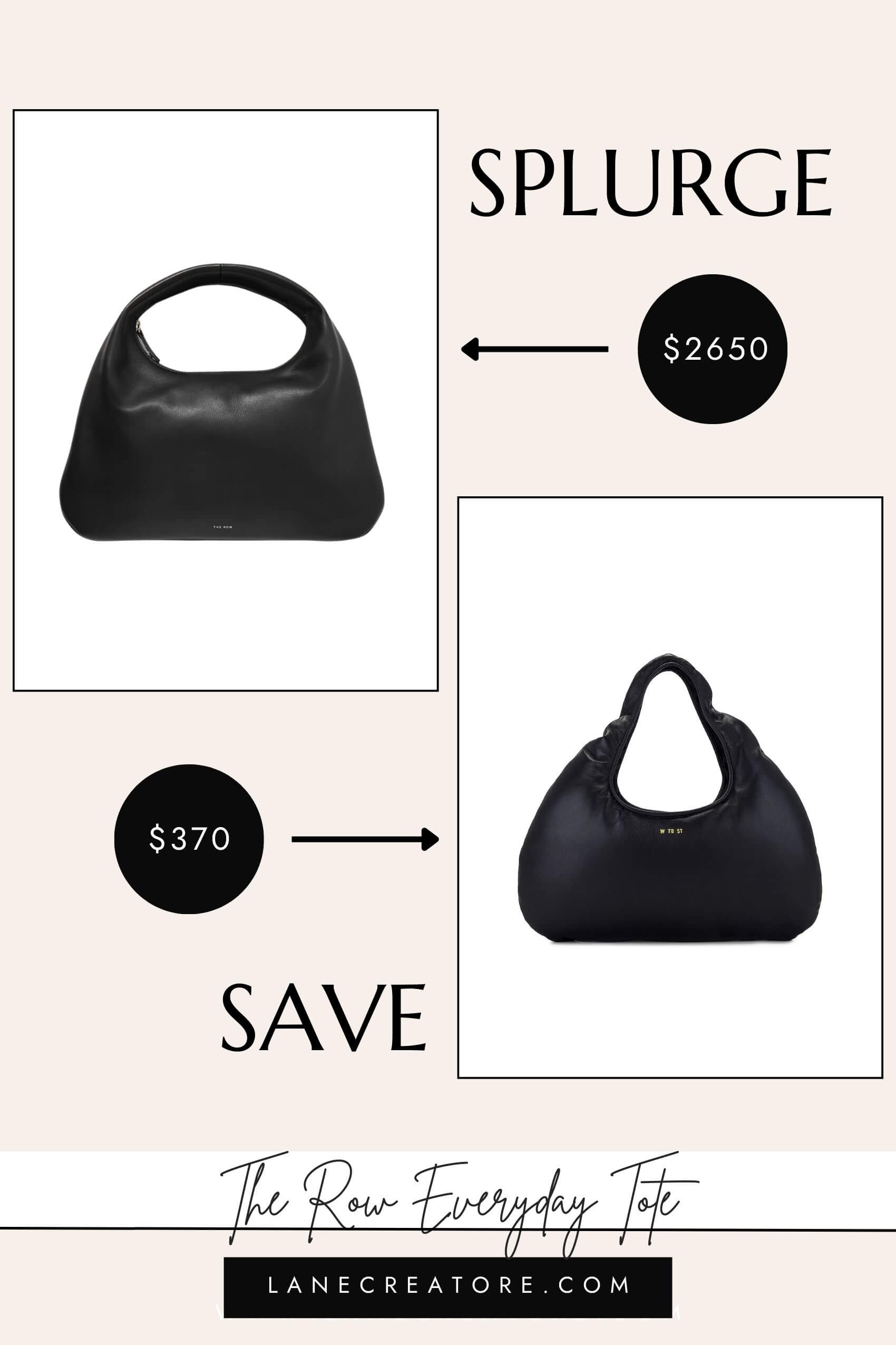 the row everyday bag dupe