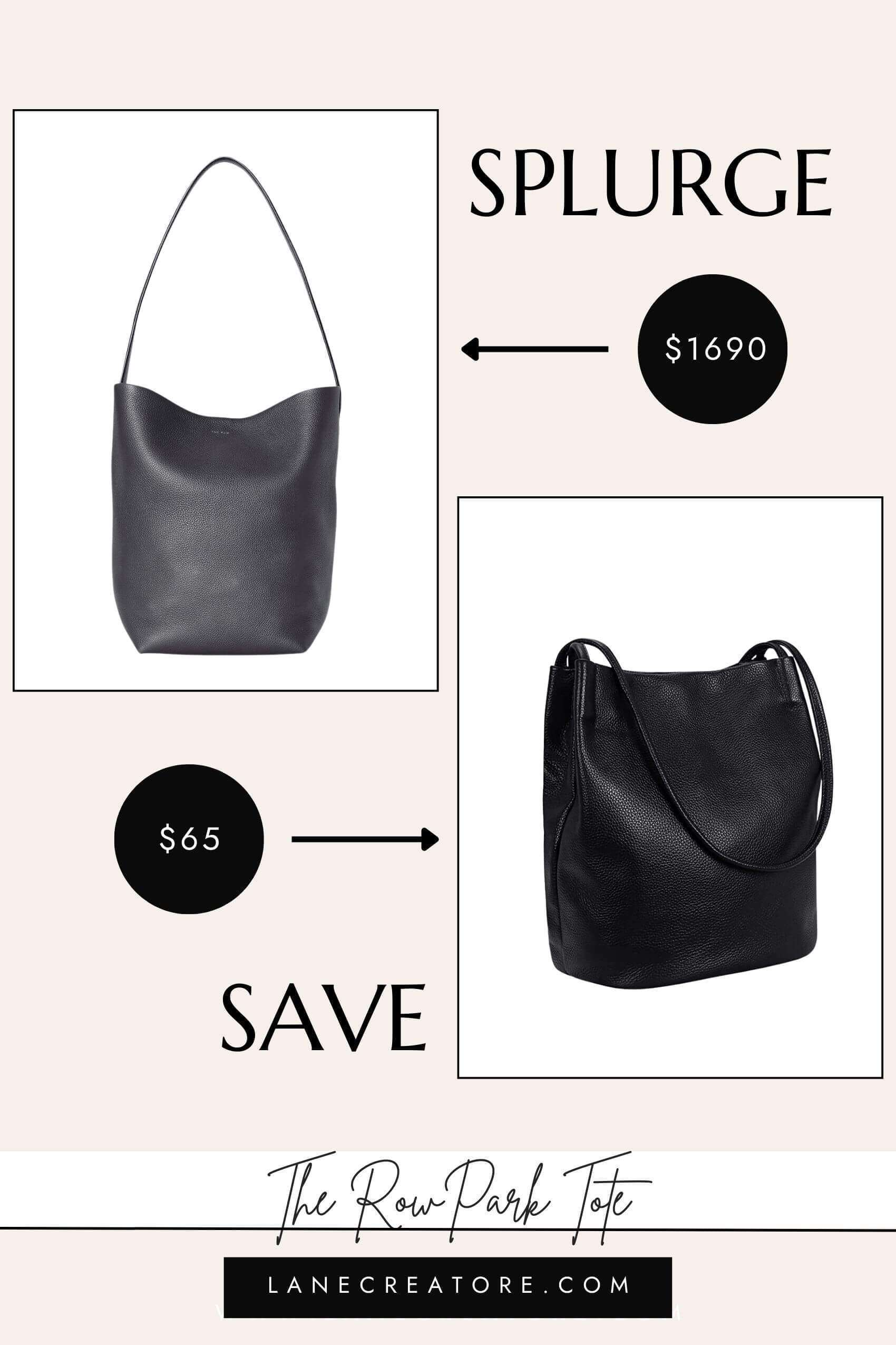 the row park tote dupe