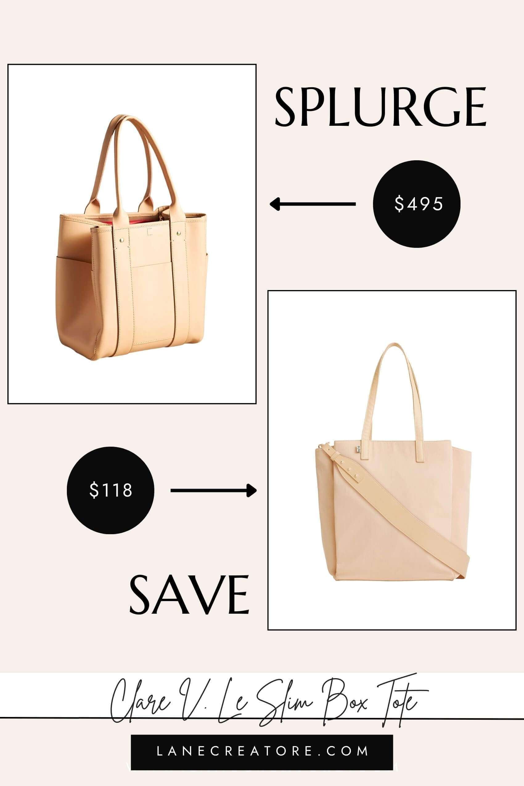 clare v tote dupe